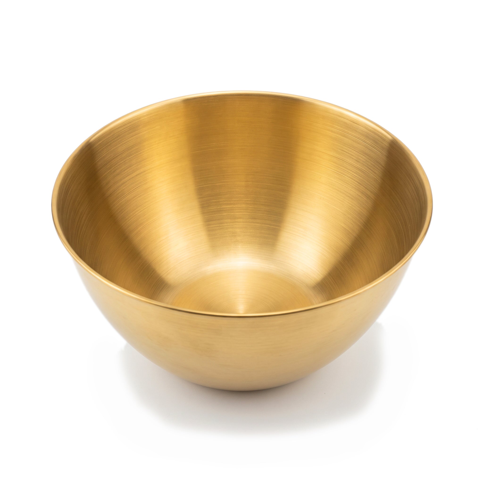 T.D.L Stainless Steel With Electric Golden Coating Mixing Bowls