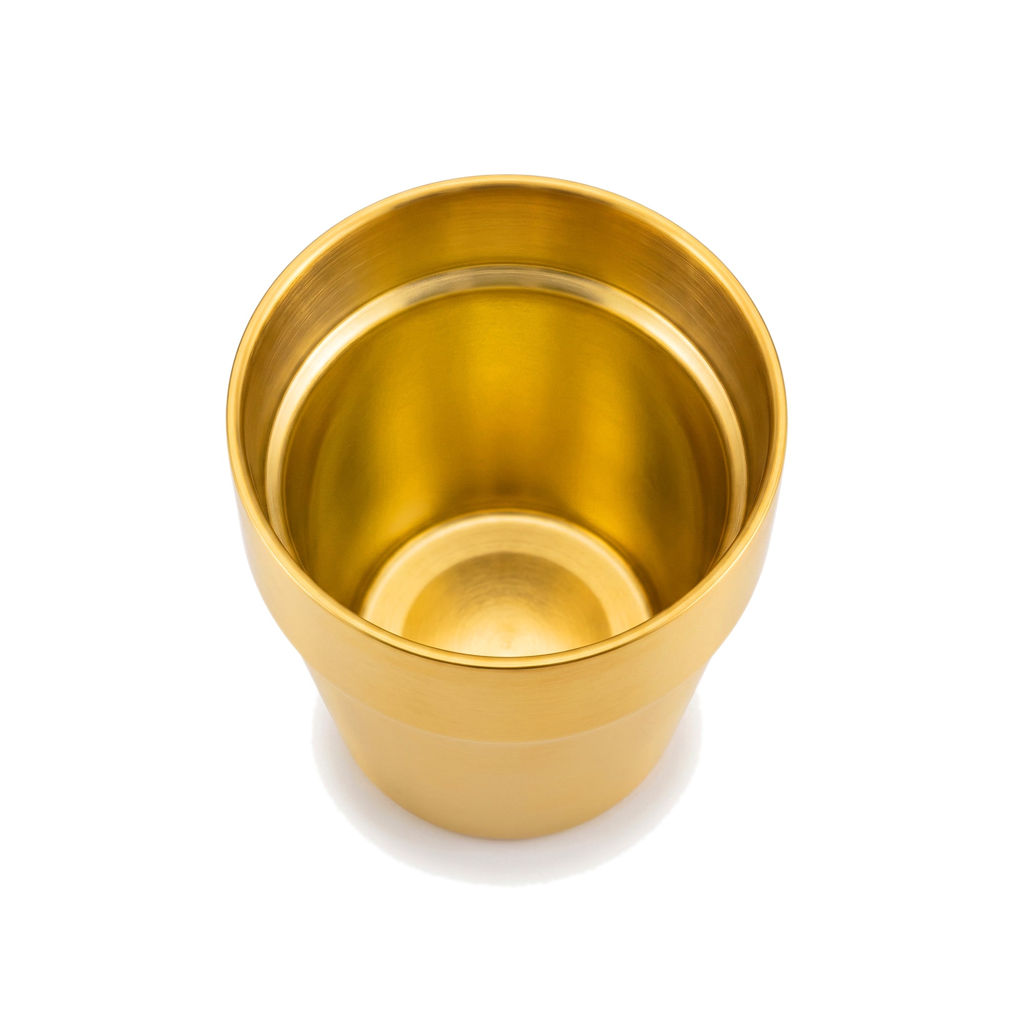 T.D.L Stainless Steel With Electric Golden Coating Classic Glasses