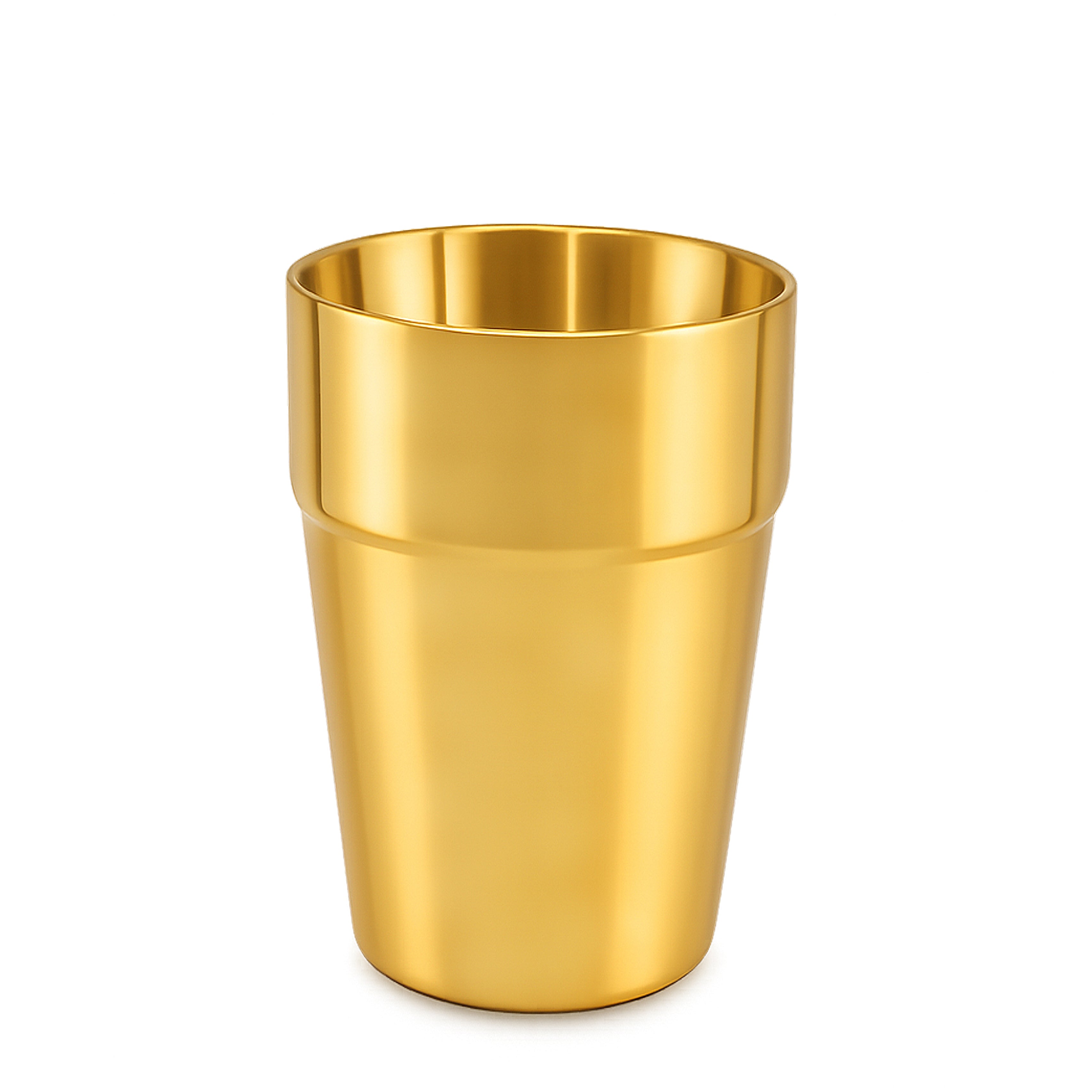 T.D.L Stainless Steel With Electric Golden Coating Classic Glasses