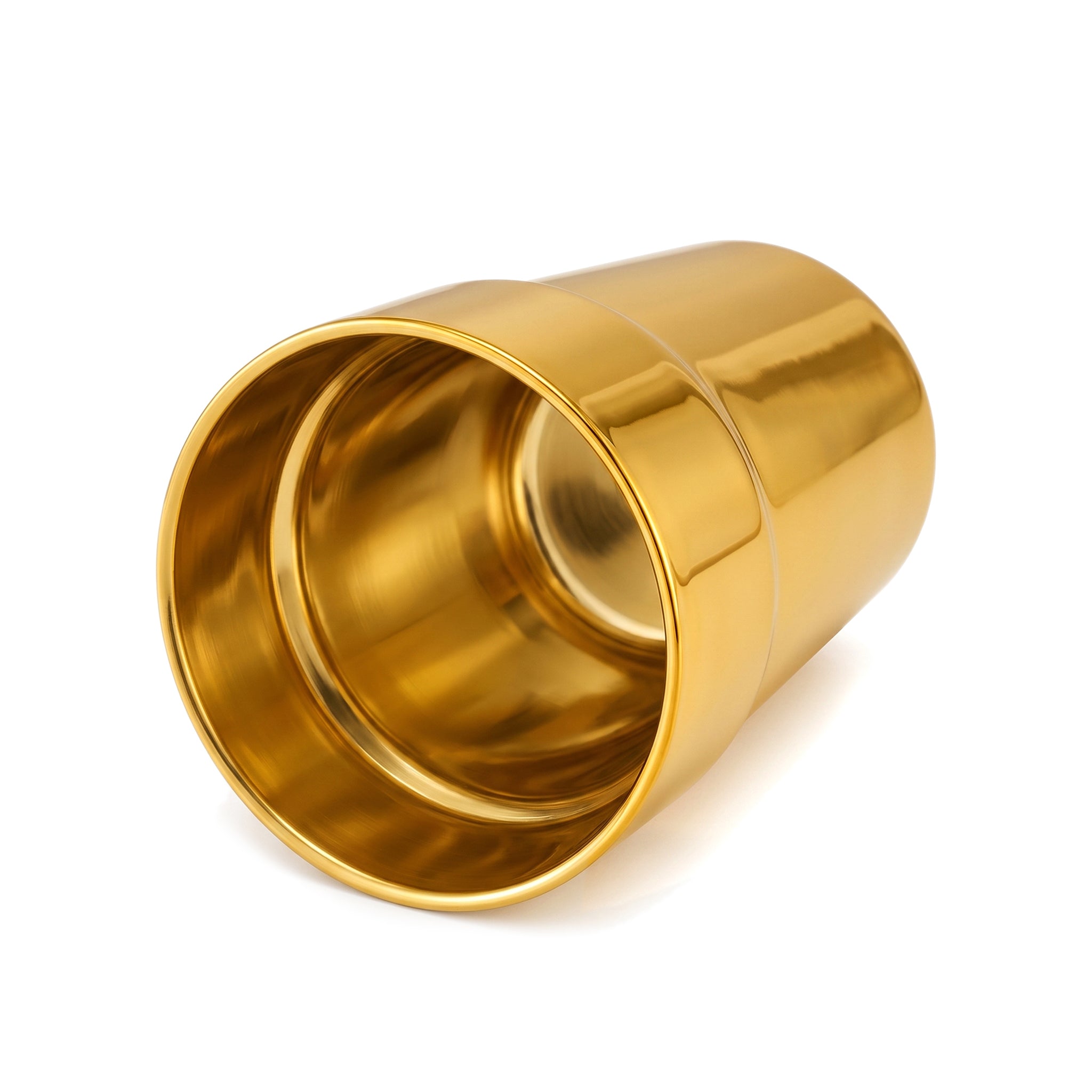 T.D.L Stainless Steel With Electric Golden Coating Classic Glasses