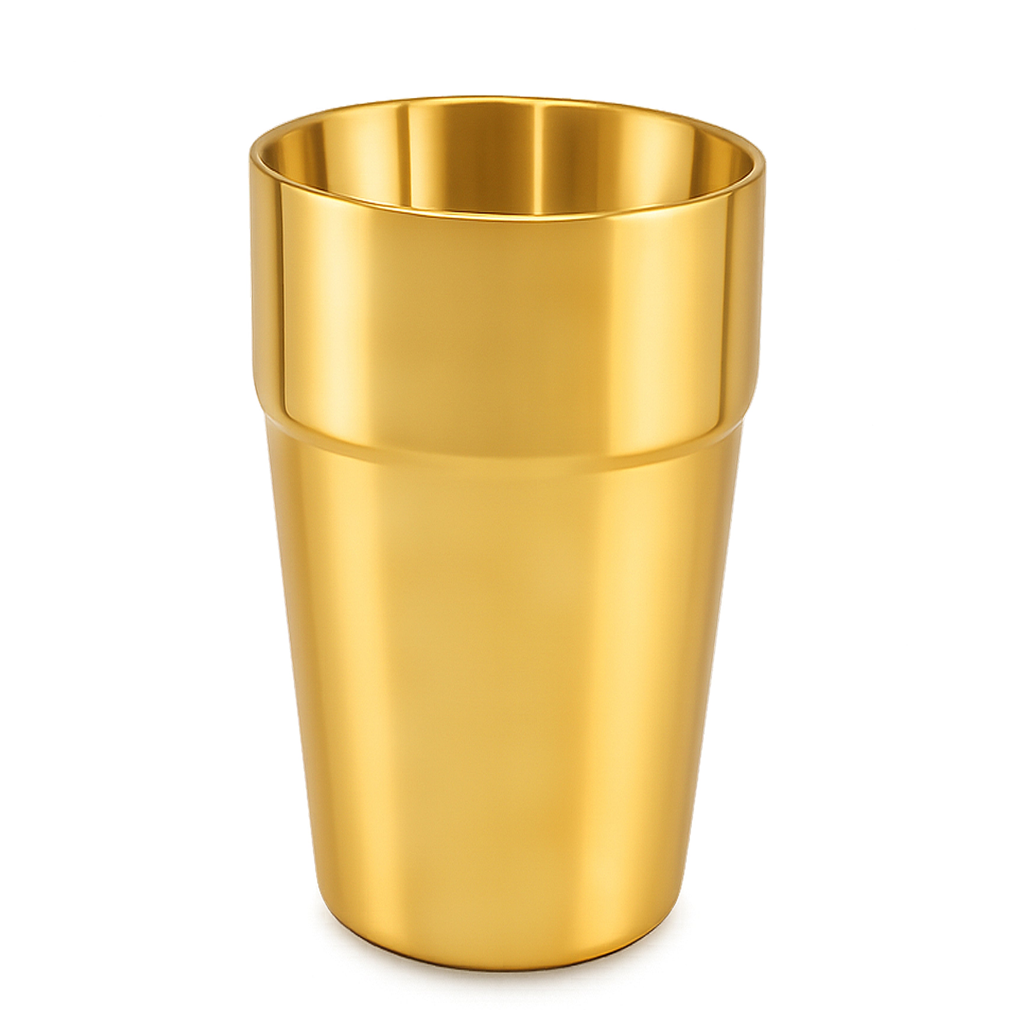 T.D.L Stainless Steel With Electric Golden Coating Classic Glasses