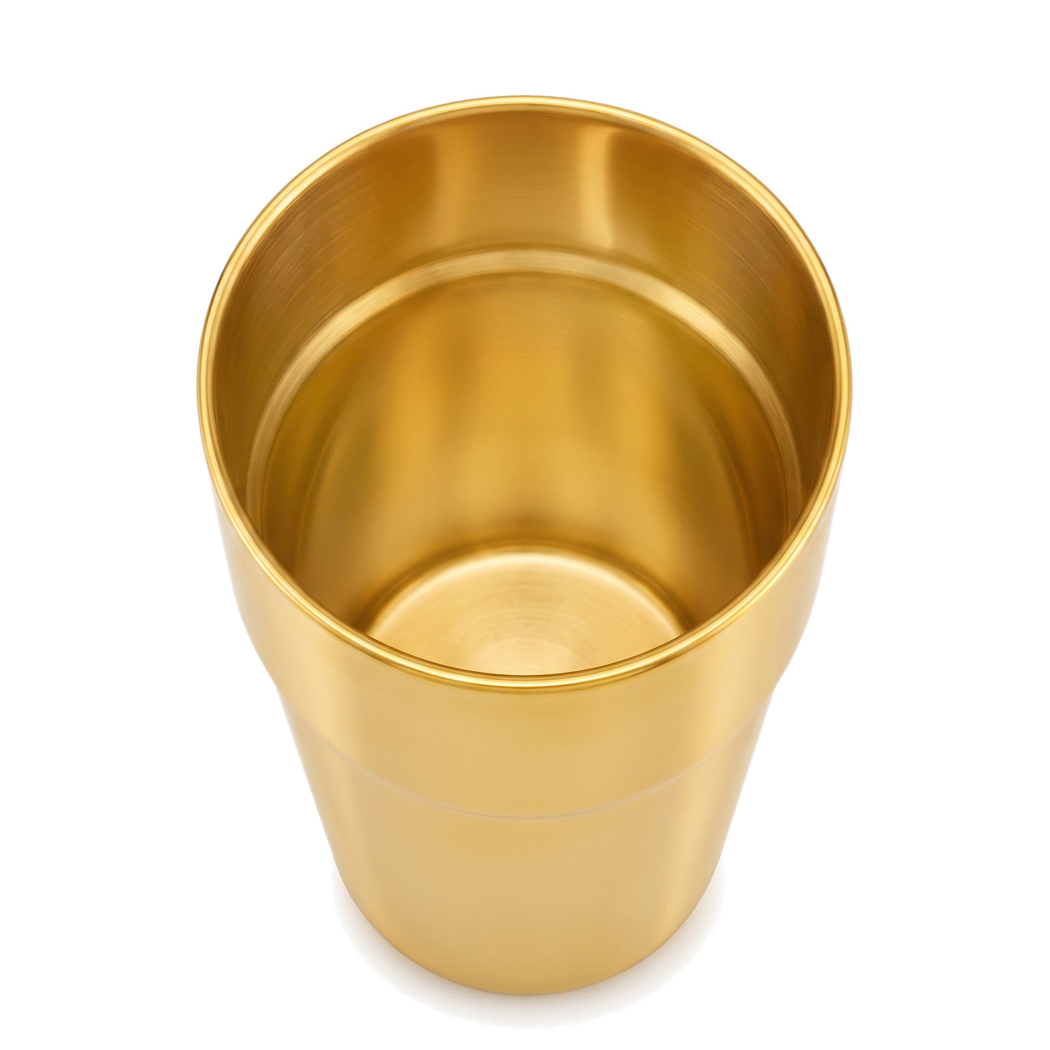 T.D.L Stainless Steel With Electric Golden Coating Classic Glasses
