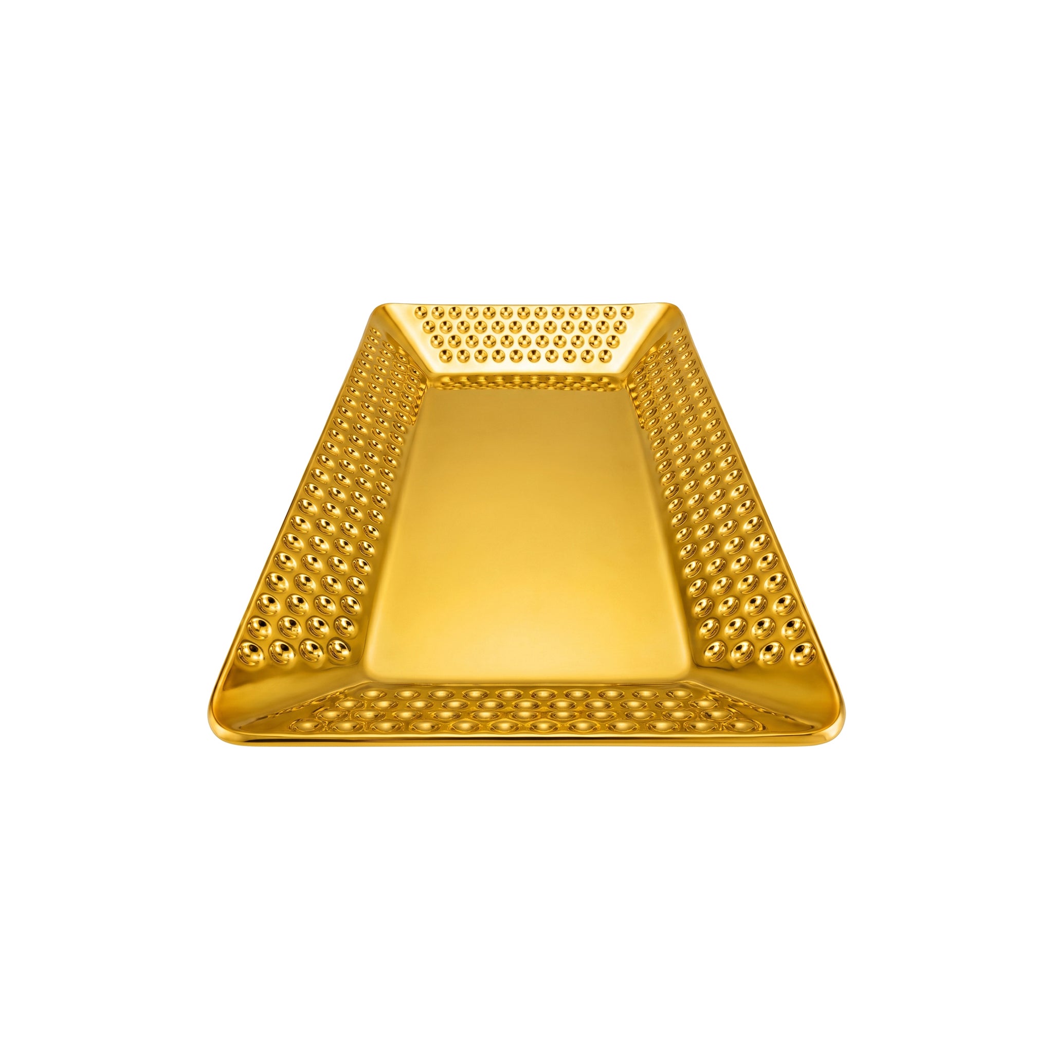 T.D.L Stainless Steel Electric Golden Coating Rectangular Serving Trays