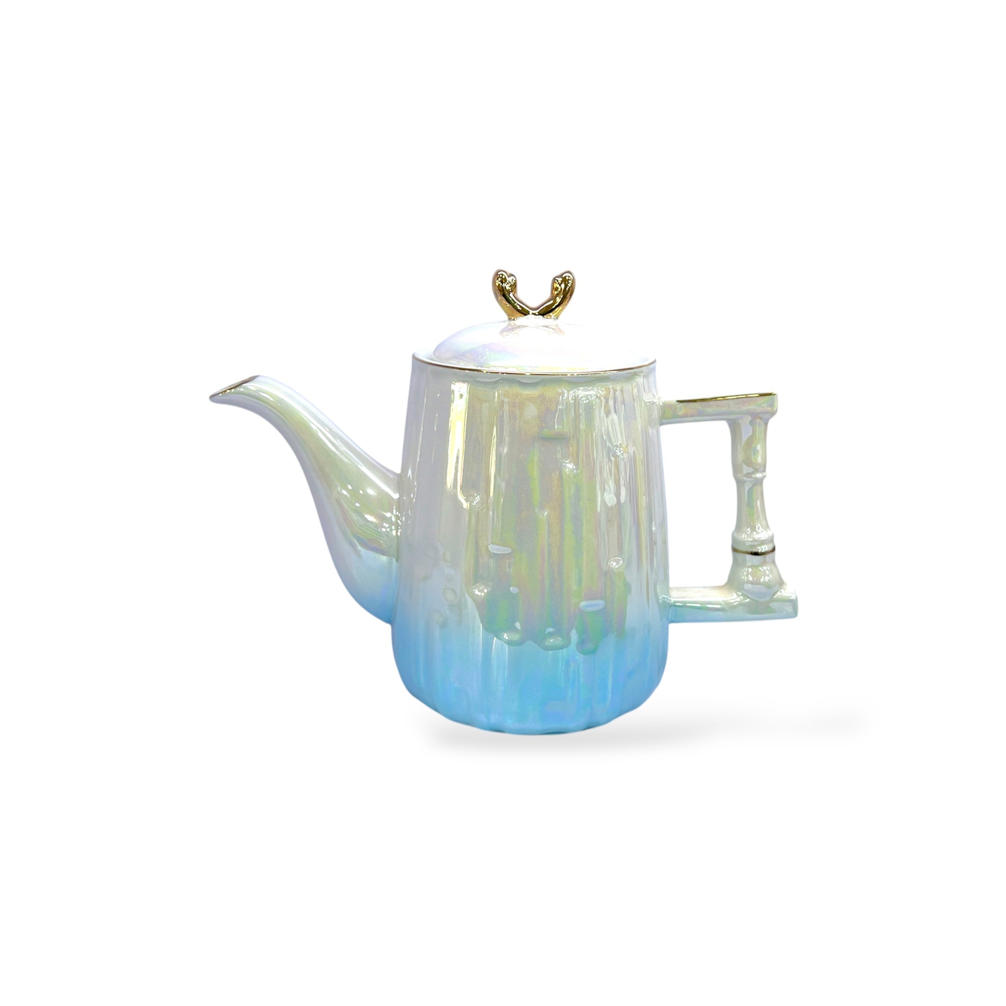 8-Piece Royal Spinning Coffee Set Sky Blue