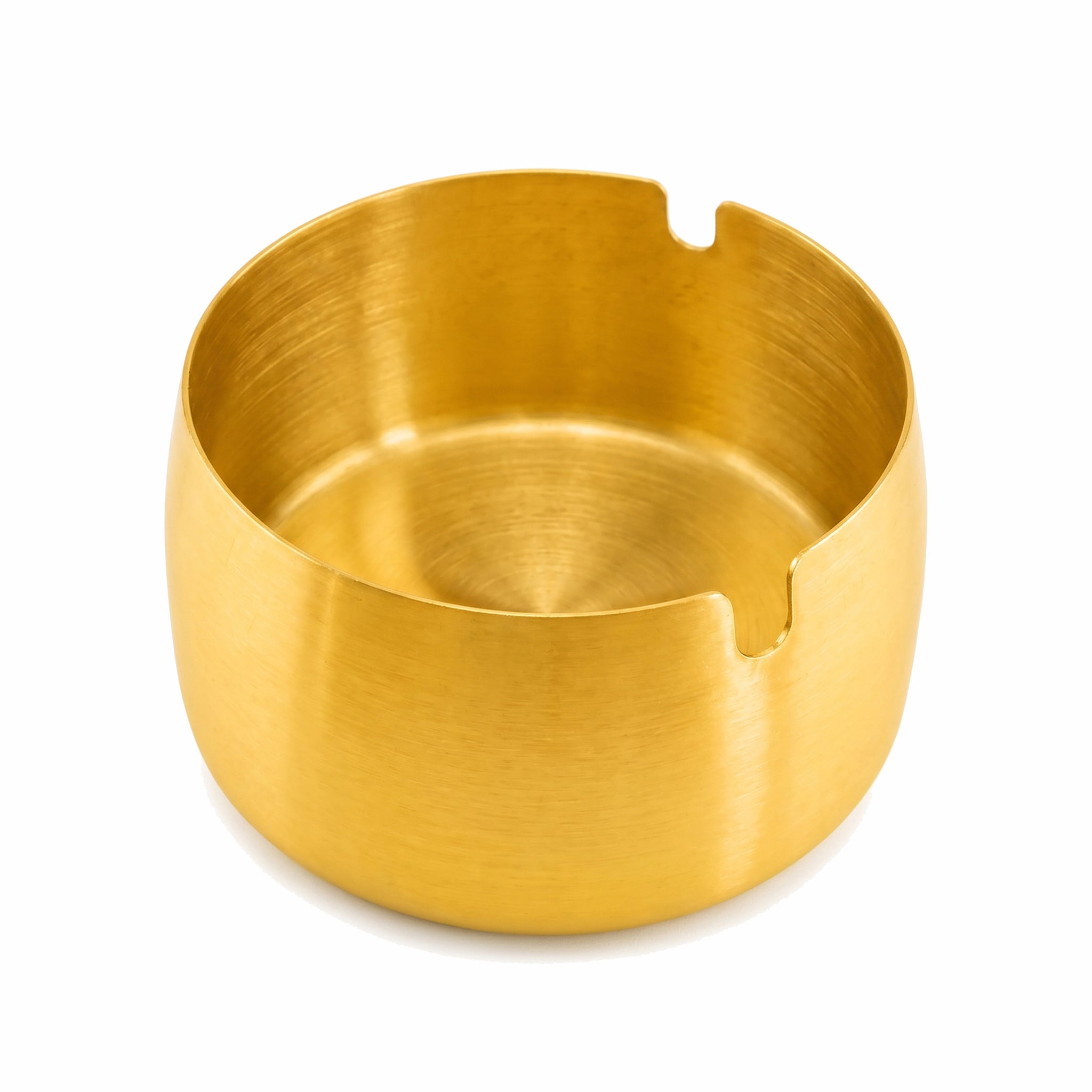 T.D.L 9 Cm Stainless Steel Electric Golden Coating AshTray