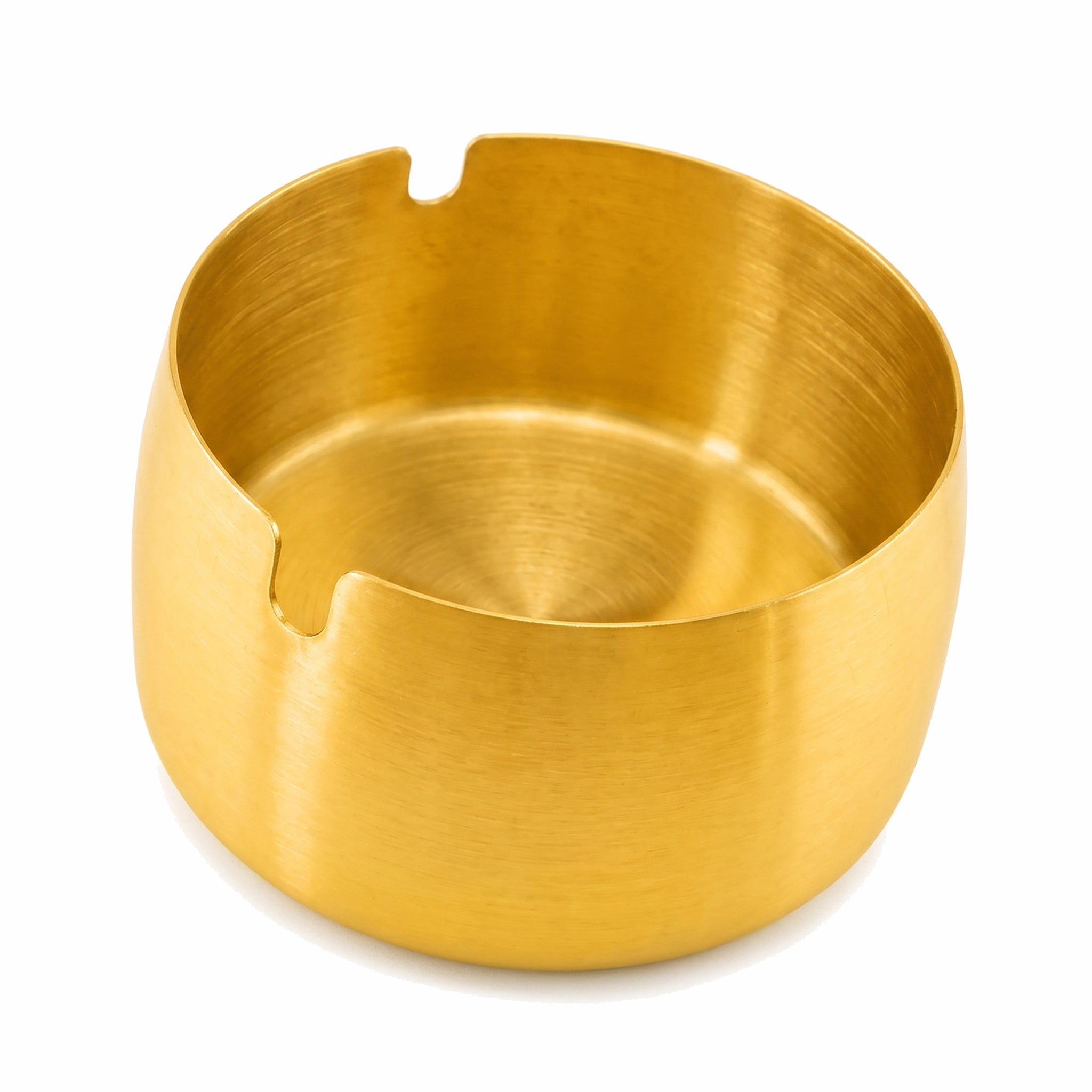 T.D.L 9 Cm Stainless Steel Electric Golden Coating AshTray