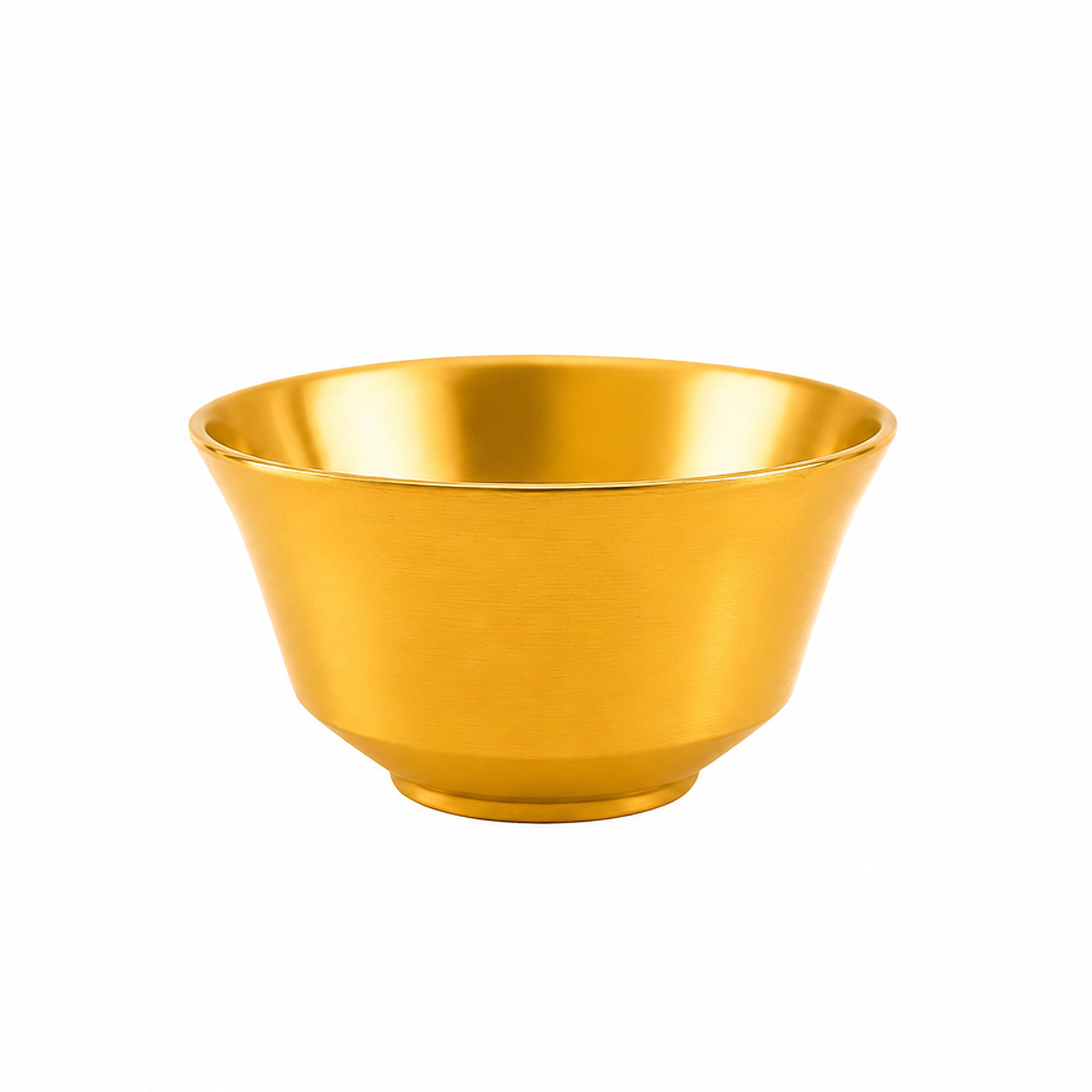 T.D.L 13 Cm Stainless Steel Electric Golden Coating Serving Bowl