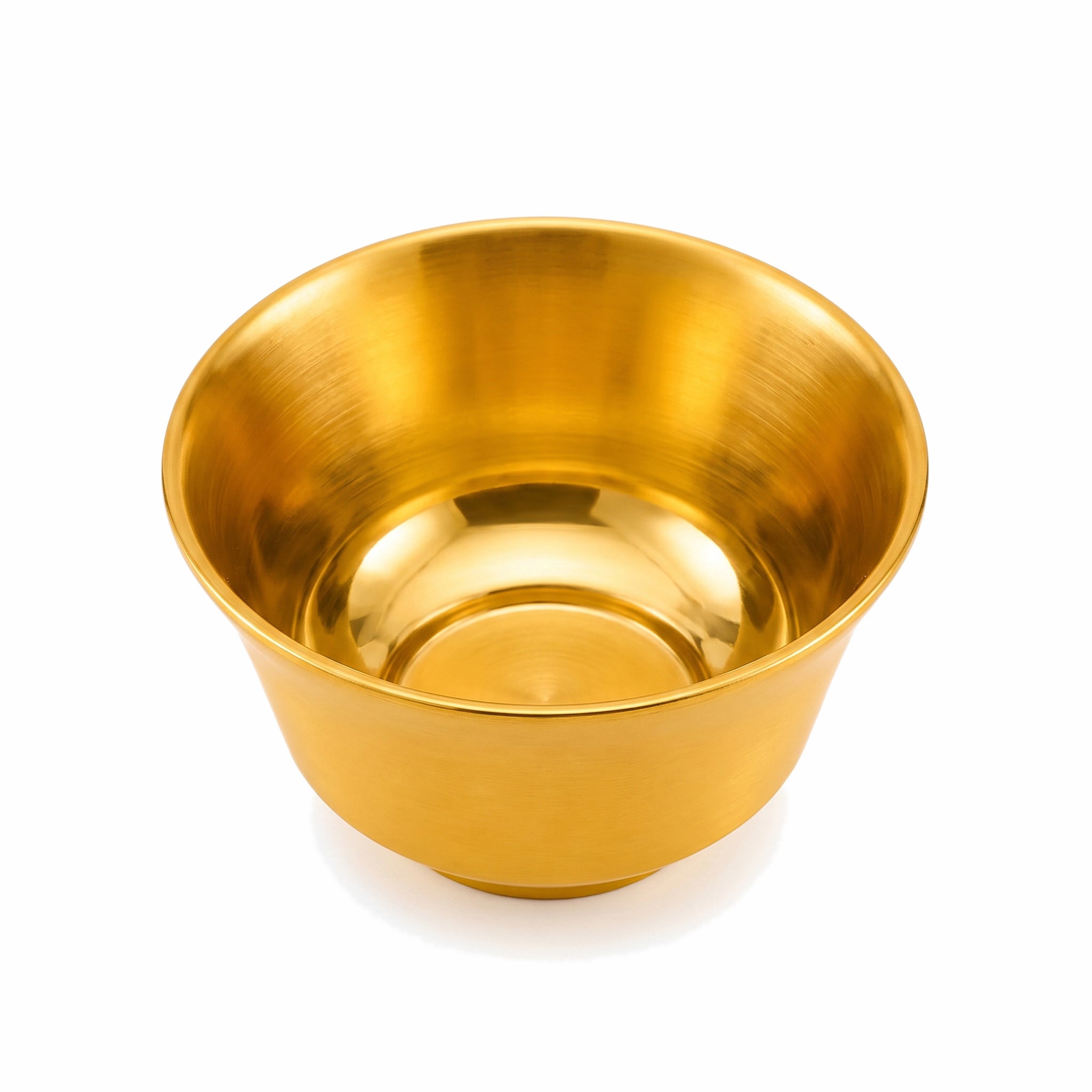T.D.L 13 Cm Stainless Steel Electric Golden Coating Serving Bowl