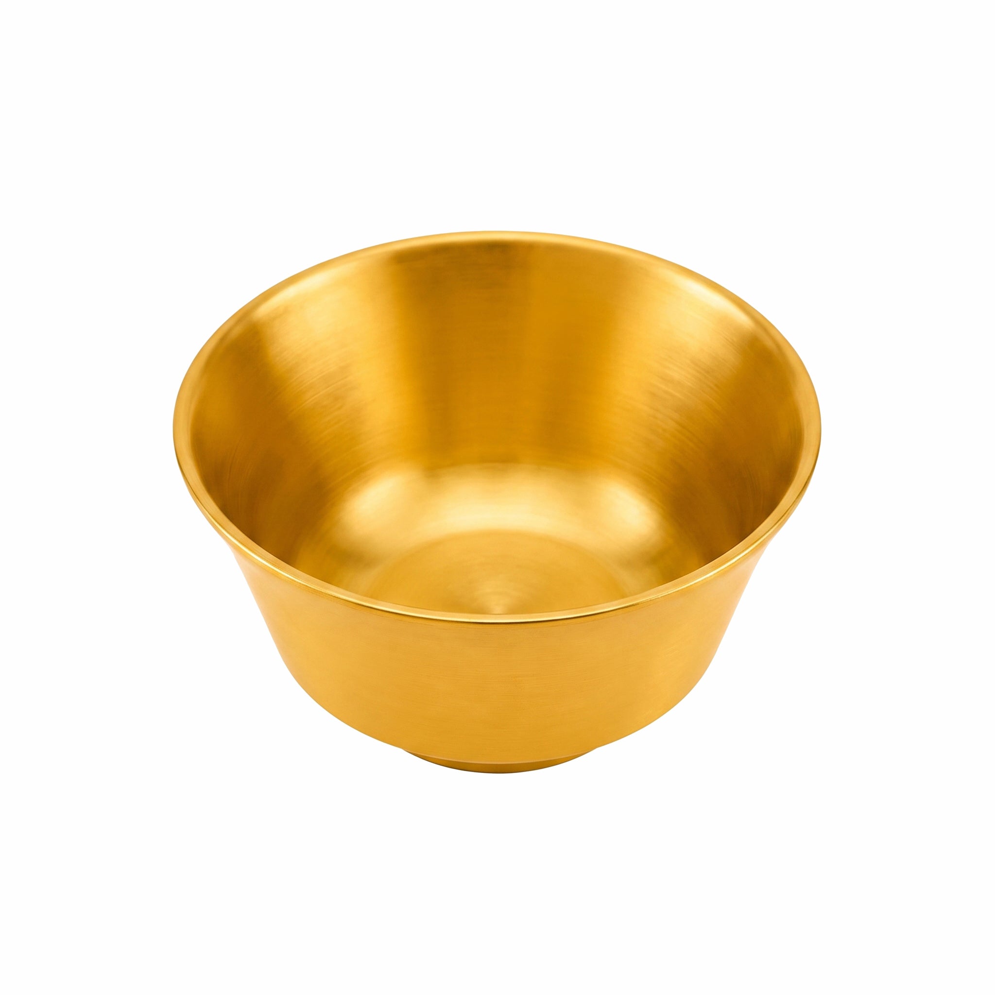 T.D.L 13 Cm Stainless Steel Electric Golden Coating Serving Bowl