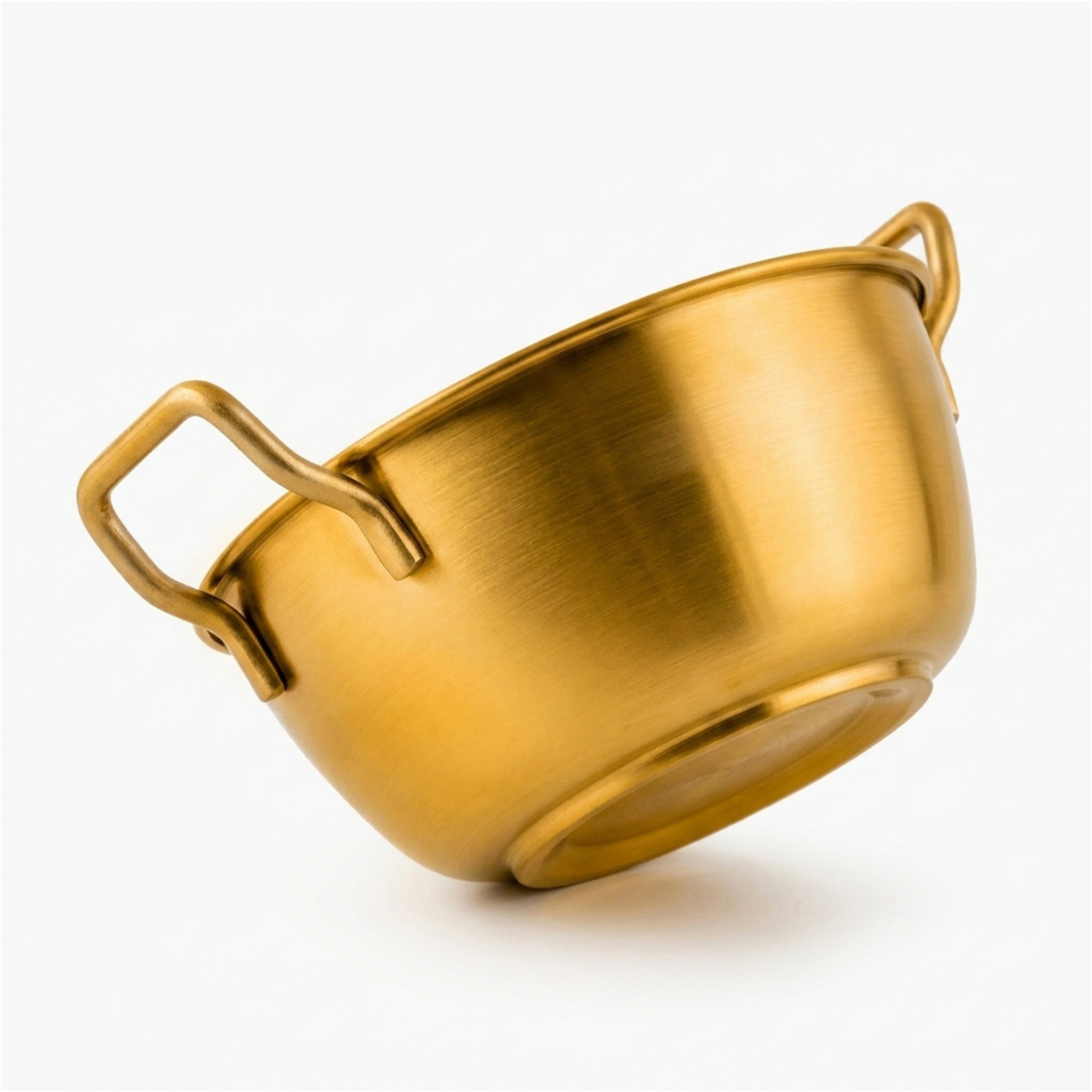 T.D.L 13.5 Cm Stainless Steel Electronic Golden Eared Rice Wine Bowl