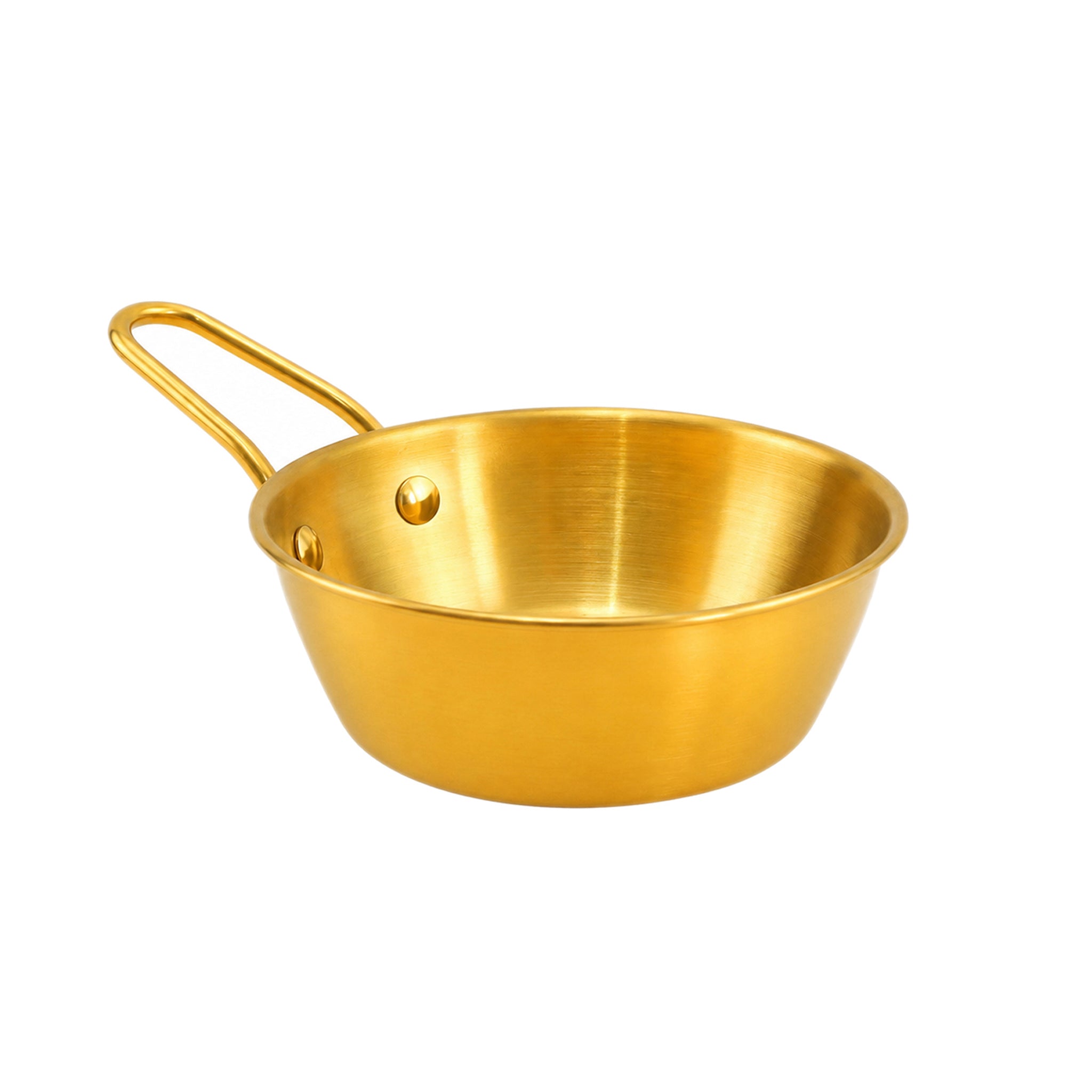 T.D.L Stainless Steel Electric Golden Coating Rice Wine Bowls