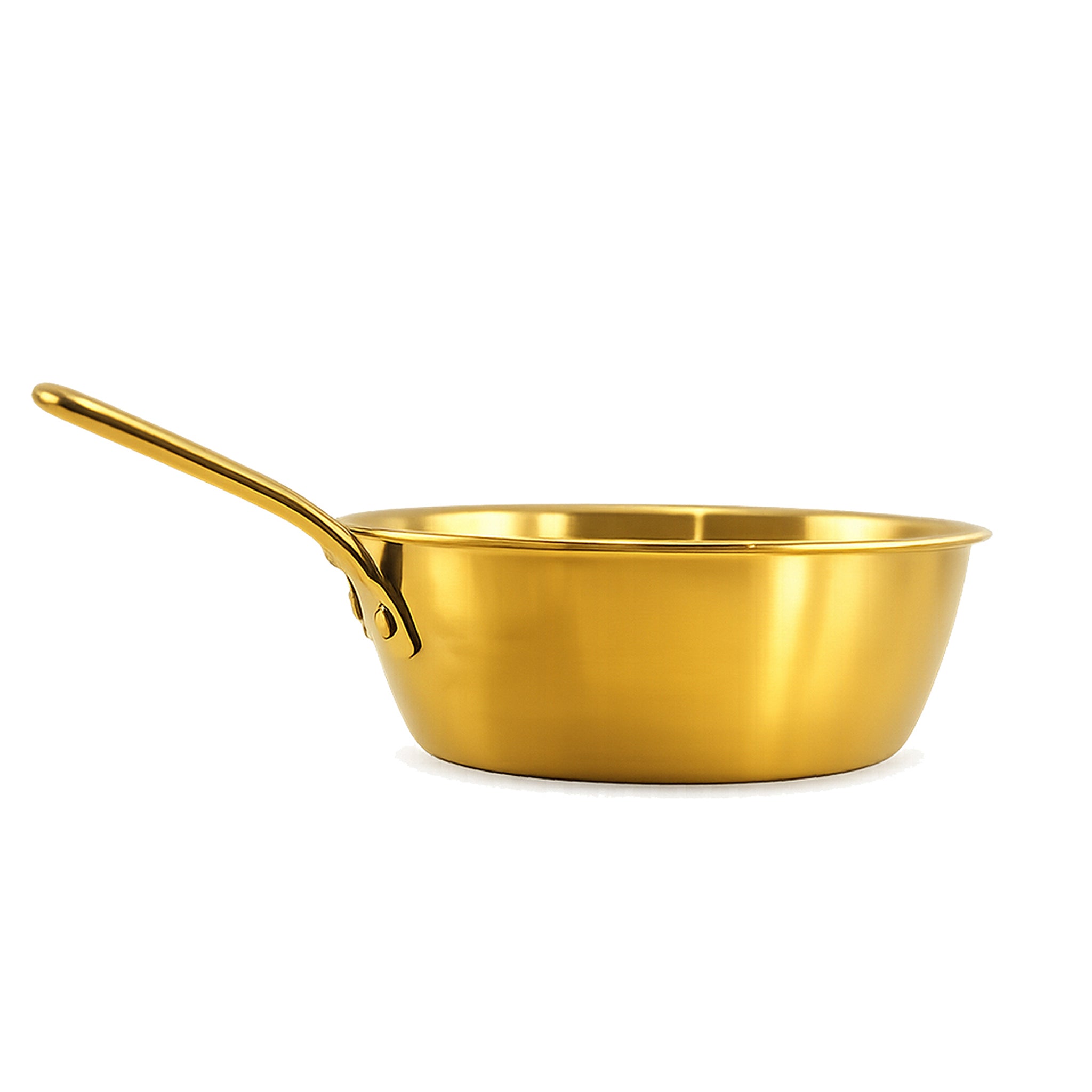 T.D.L Stainless Steel Electric Golden Coating Rice Wine Bowls
