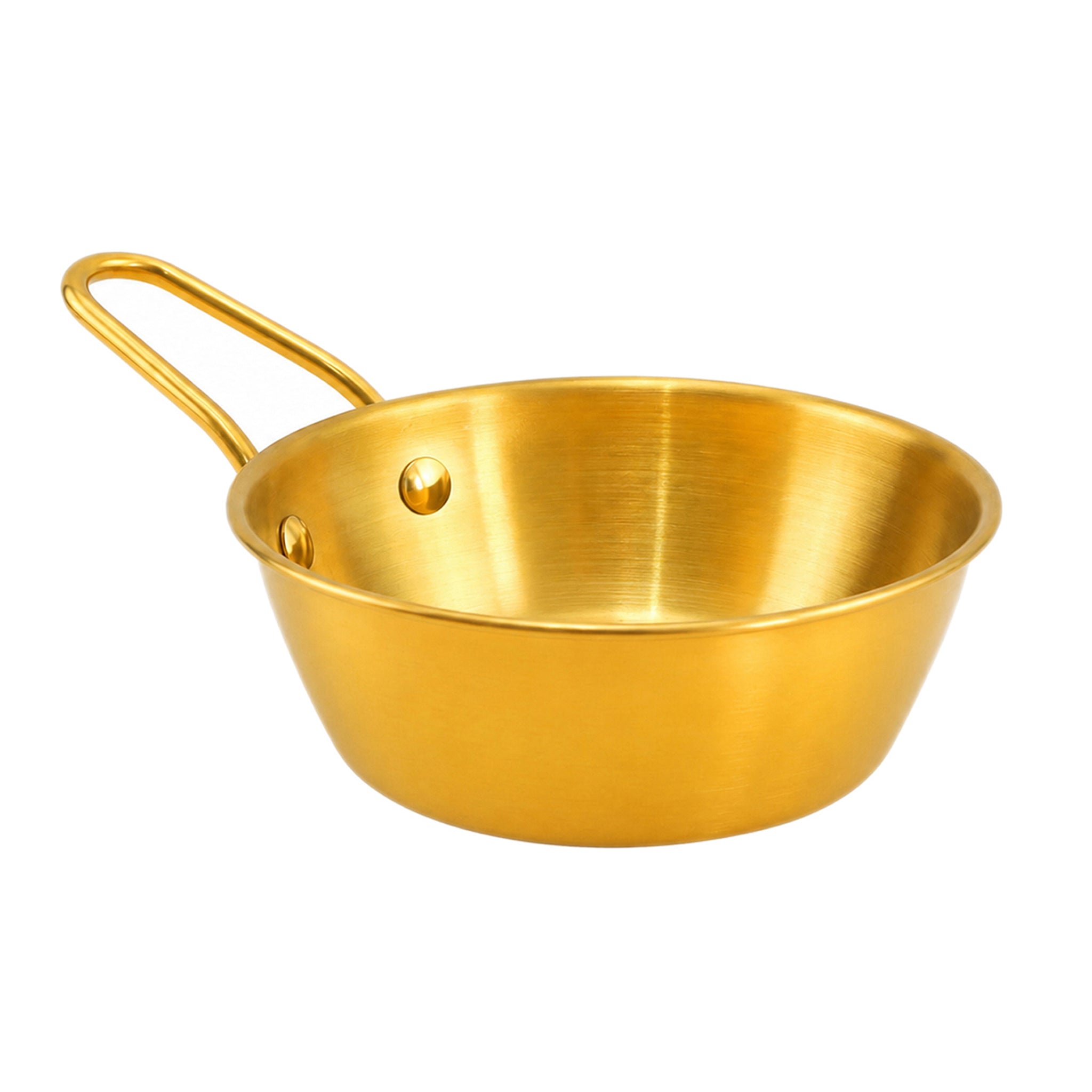 T.D.L Stainless Steel Electric Golden Coating Rice Wine Bowls