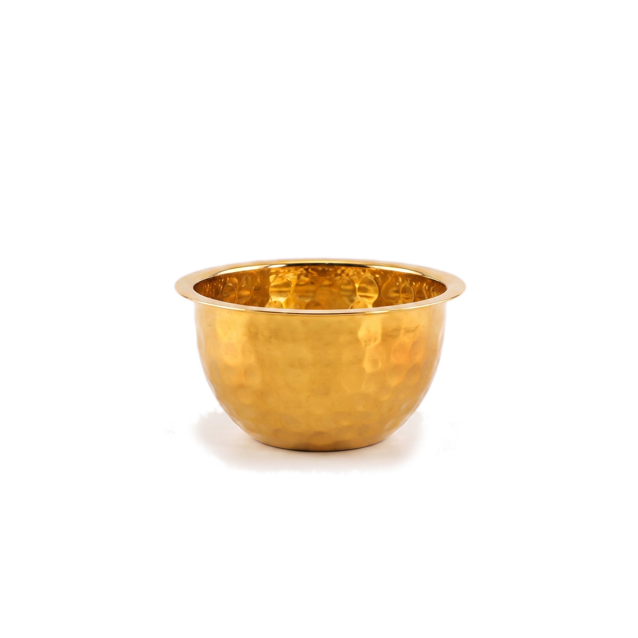 Crest Steel Aurum Hammered Golden Mixing Bowls
