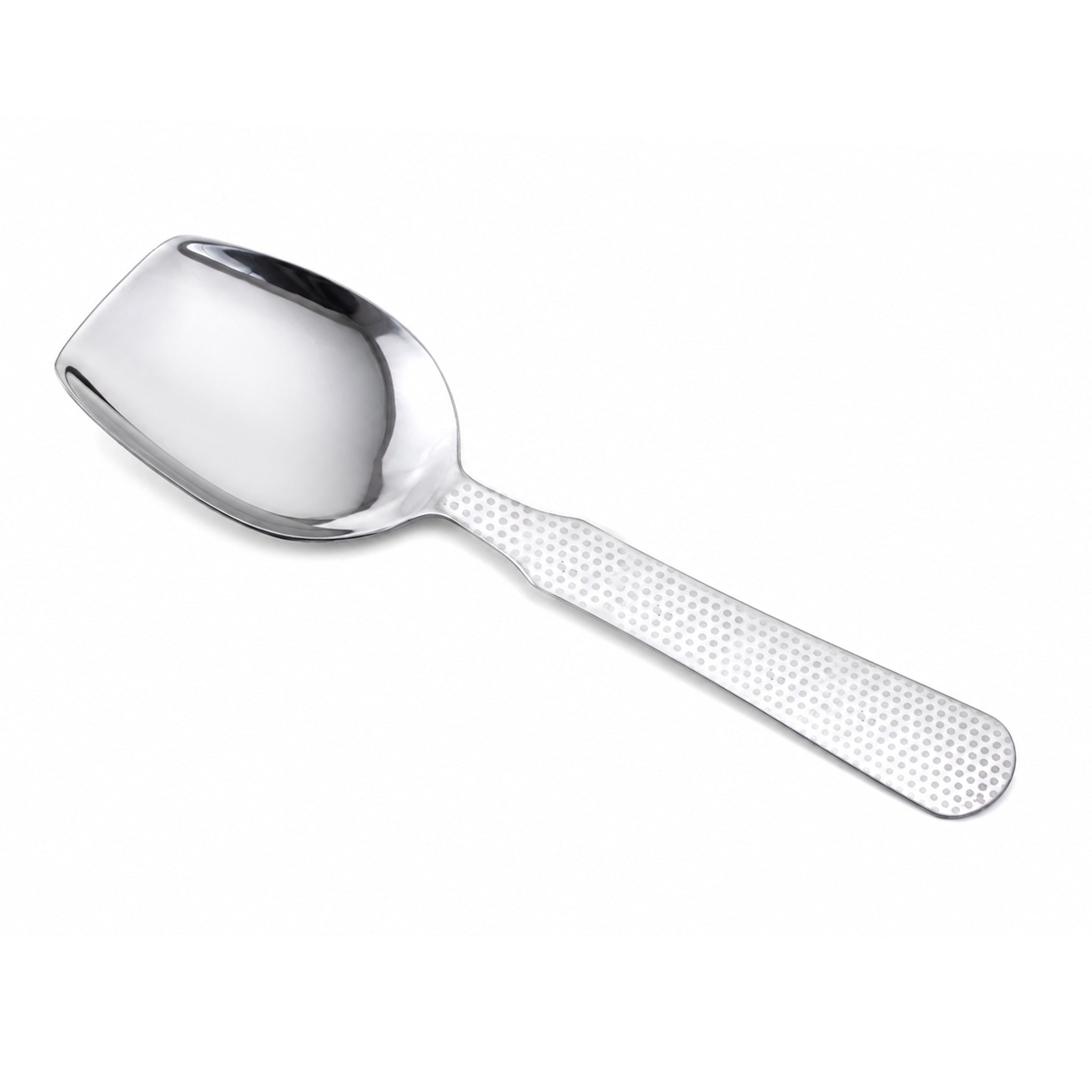 TRD Stainless Steel Silver Square Serving Rice Panja Spoon