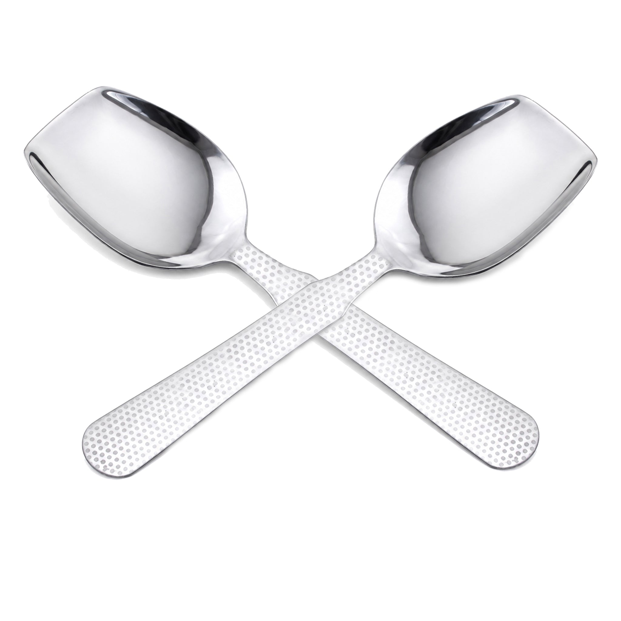 TRD Stainless Steel Silver Square Serving Rice Panja Spoon