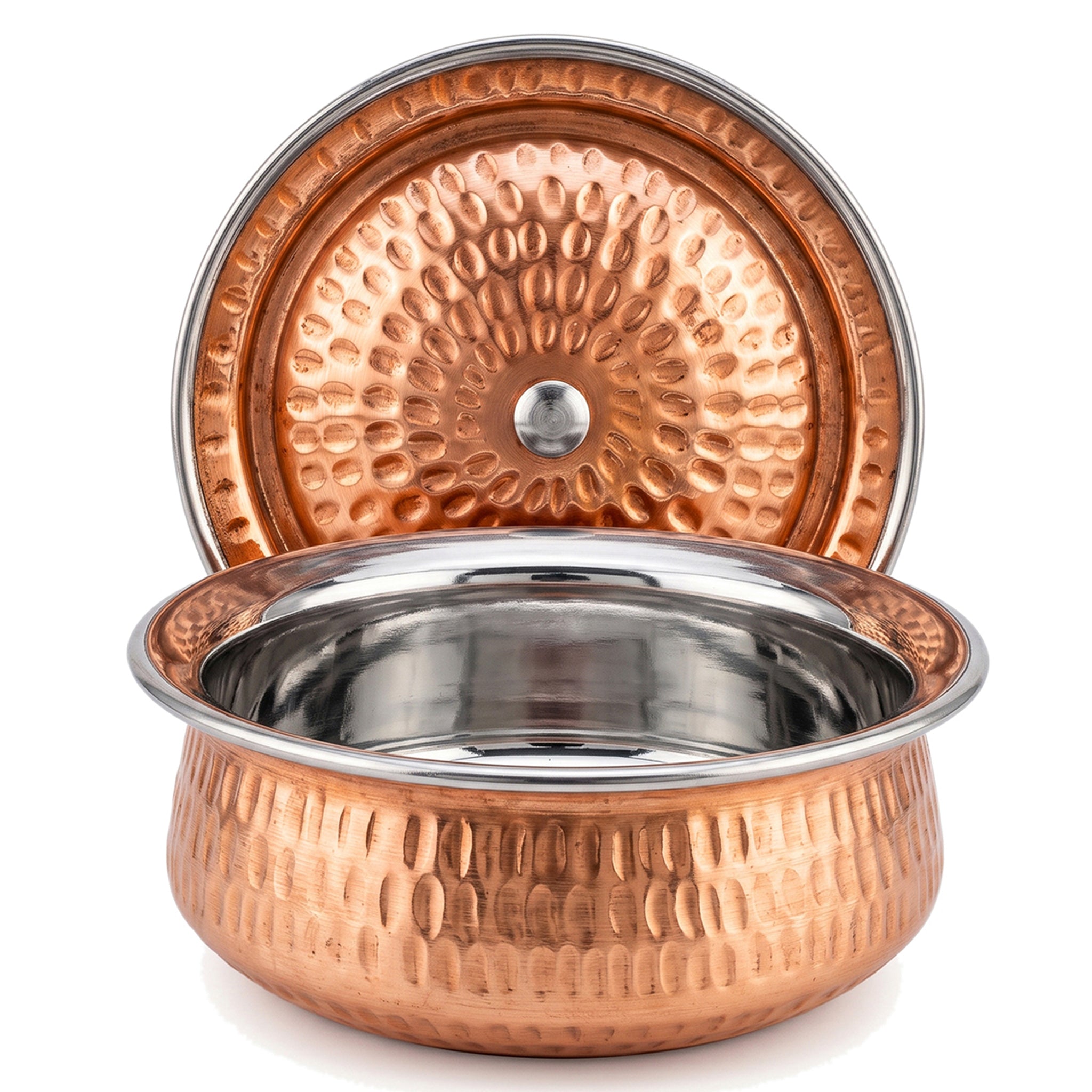 R.S Brass Copper Coating Serving Pot