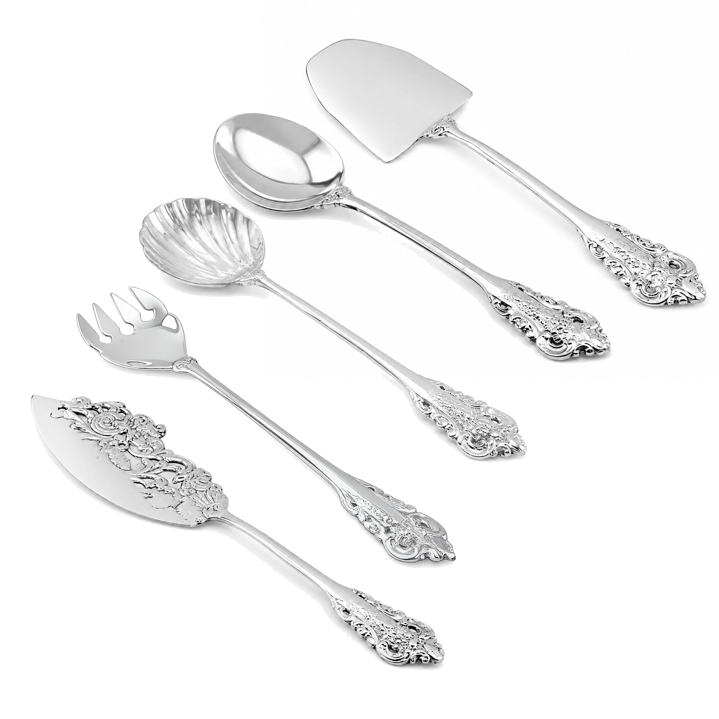 G.N 5-Pieces Brass Cutlery Sets