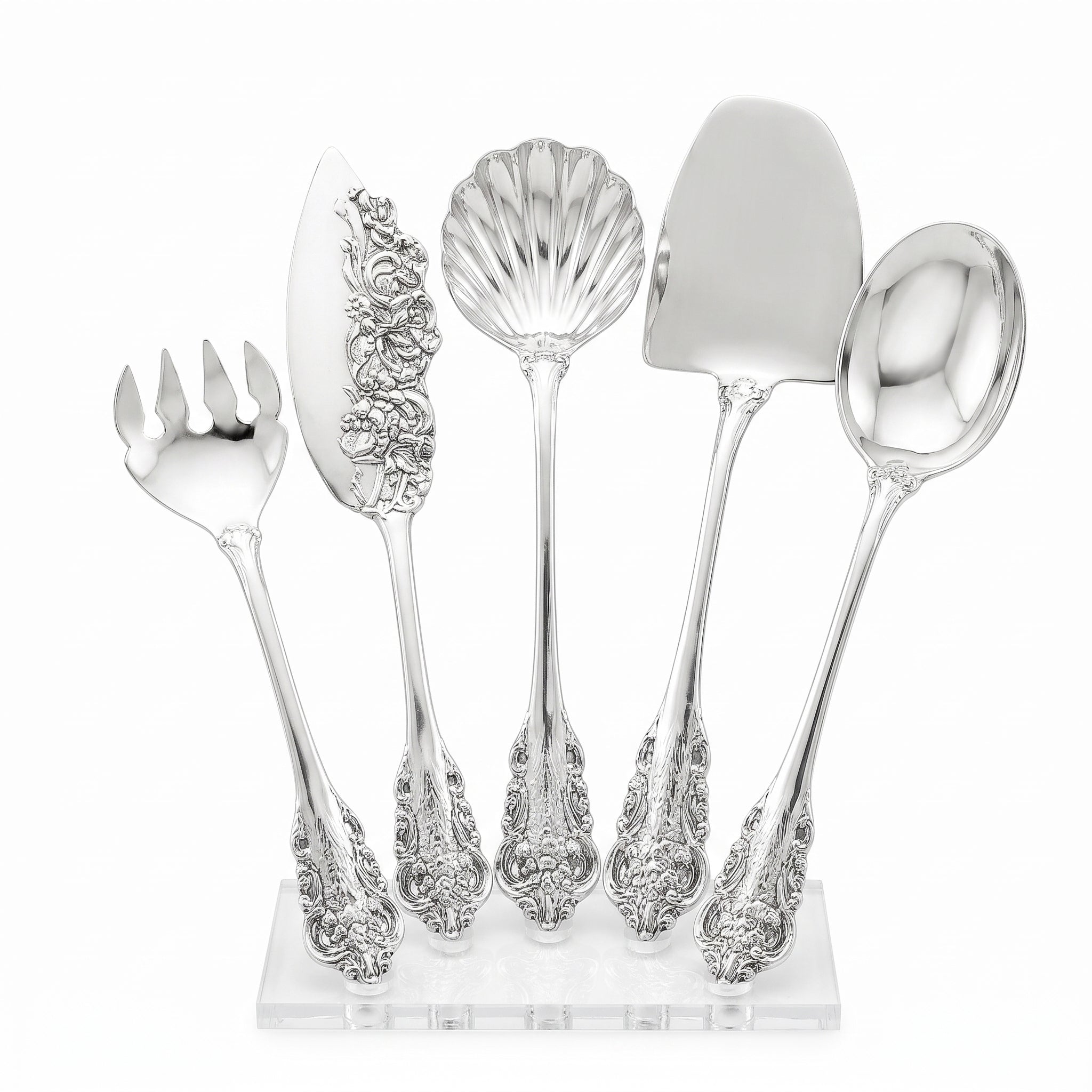 G.N 5-Pieces Brass Cutlery Sets