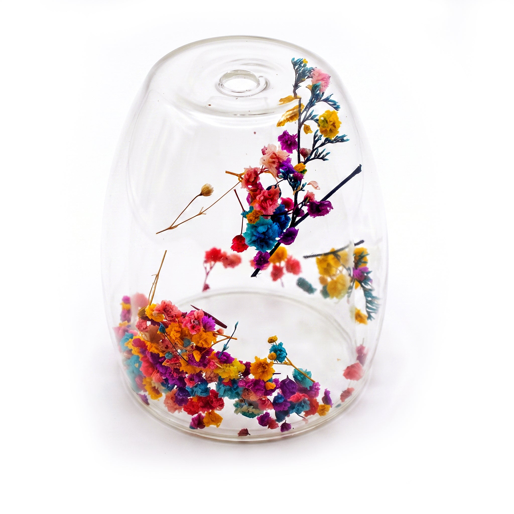 D.W.M 350 ML Double Wall Glass Mugs