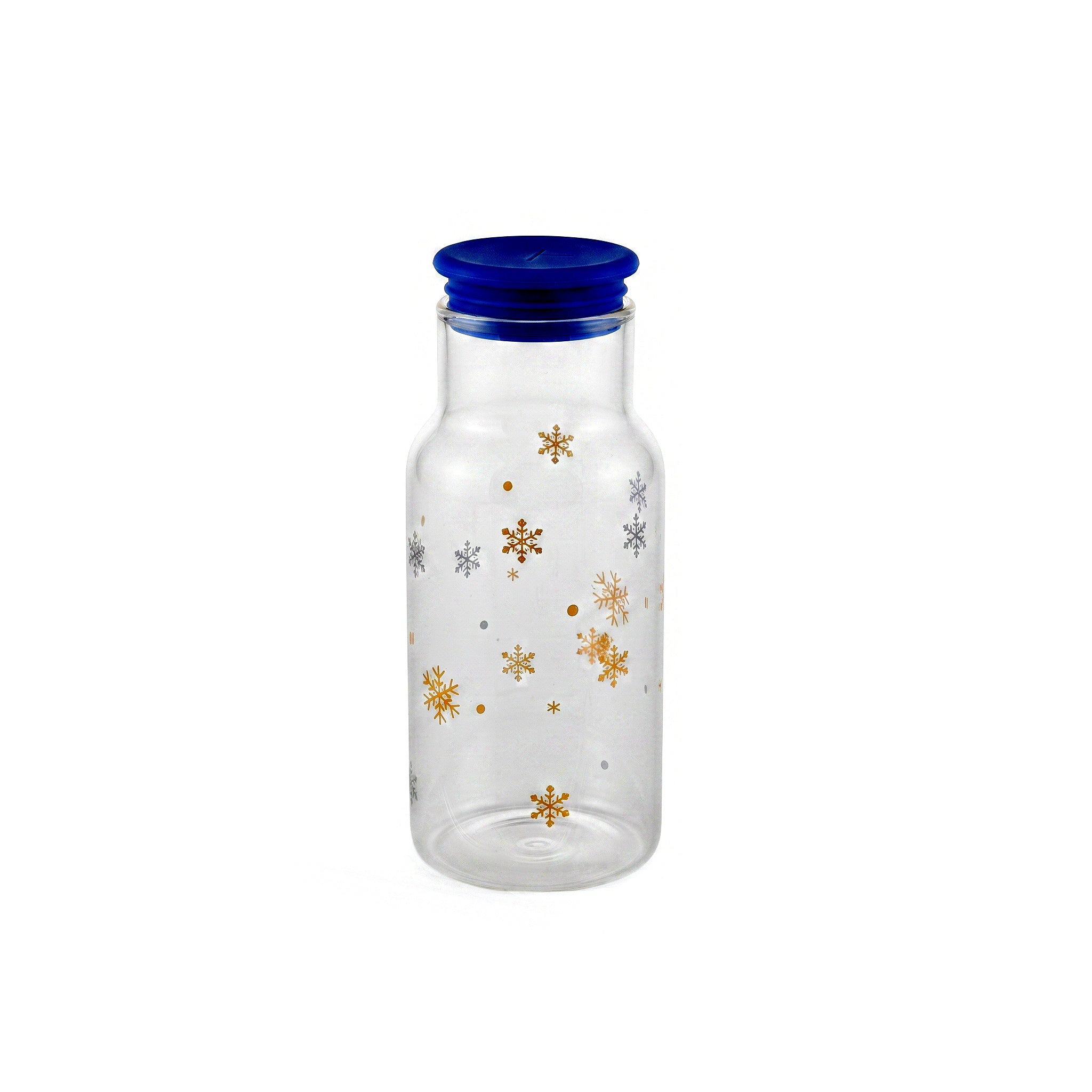 D.W.M 600 ML Borosilicate Glass Jars With Lid AND Straw