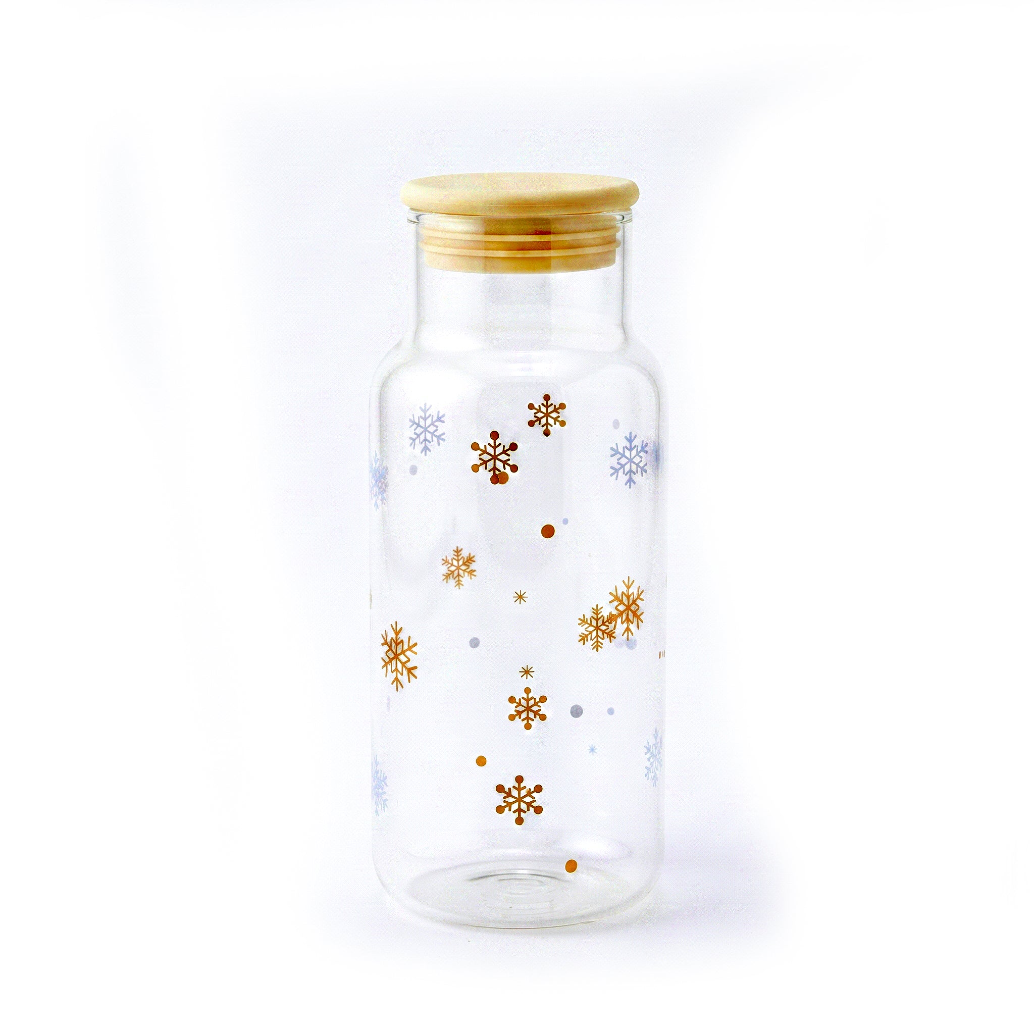 D.W.M 600 ML Borosilicate Glass Jars With Lid AND Straw