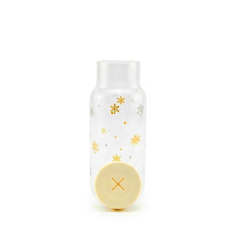 D.W.M 600 ML Borosilicate Glass Jars With Lid AND Straw Kaka Bawa Sons