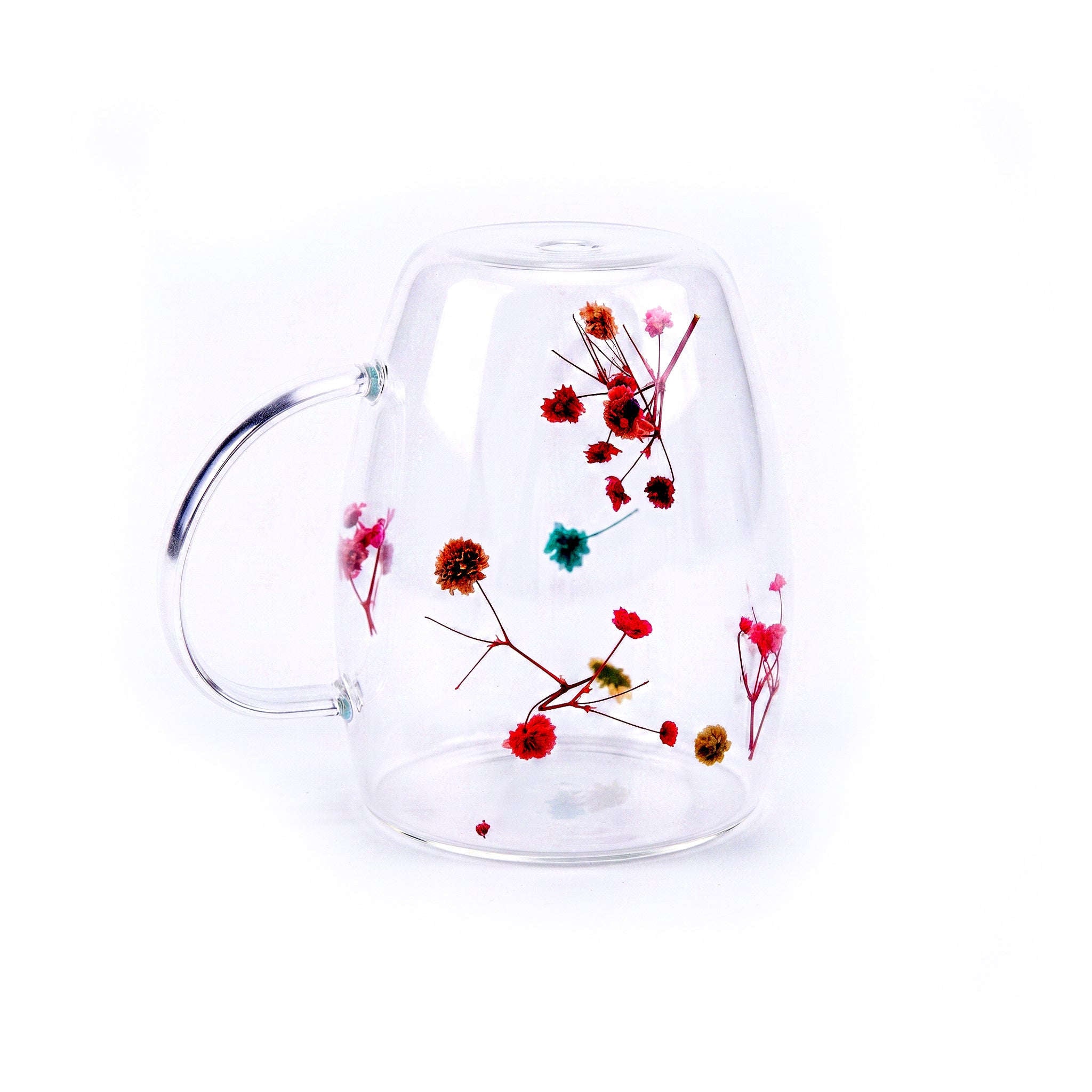 D.W.M 350 ML Double Wall Glass Mugs Kaka Bawa Sons