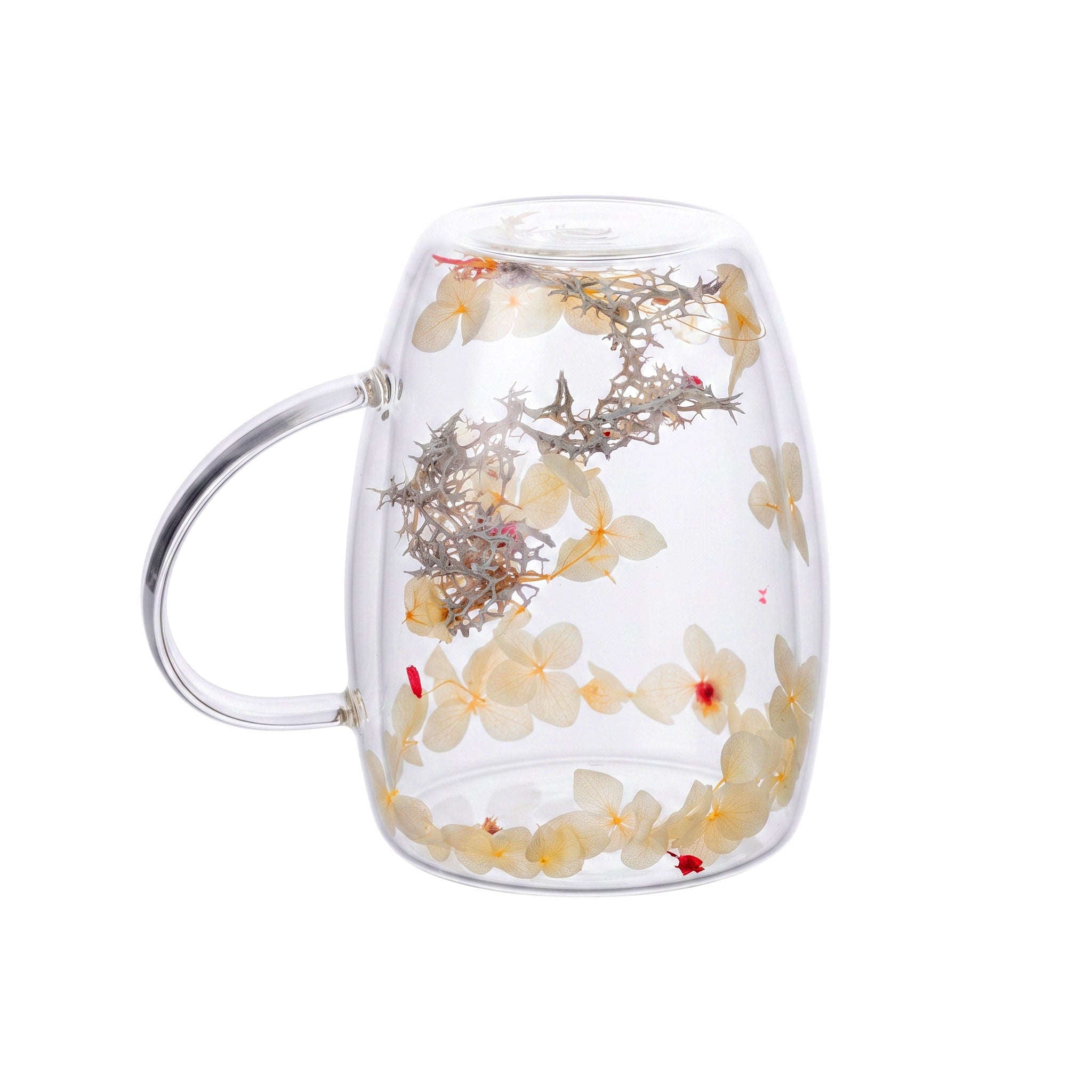 D.W.M 350 ML Double Wall Glass Mugs Kaka Bawa Sons