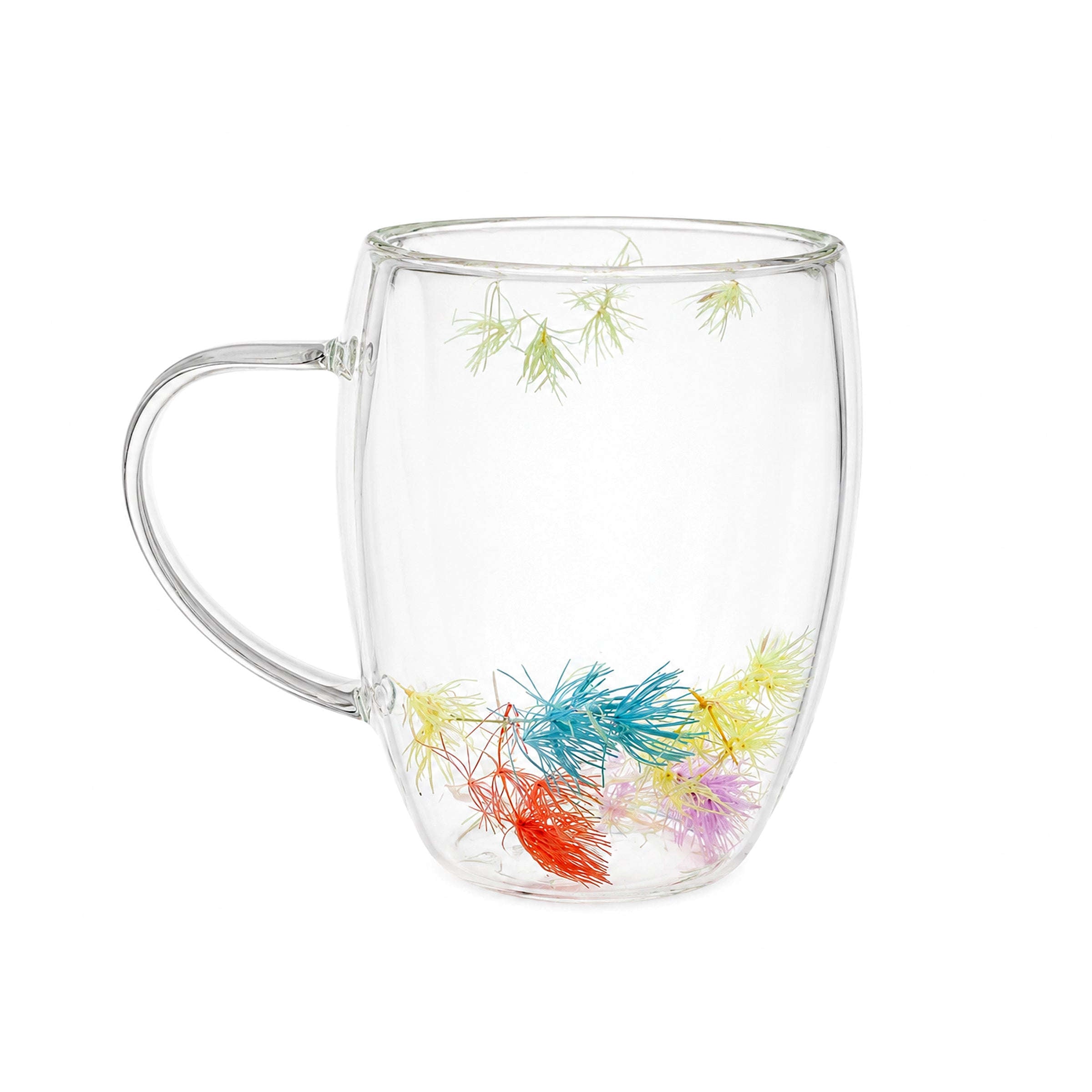 D.W.M 350 ML Double Wall Glass Mugs Kaka Bawa Sons