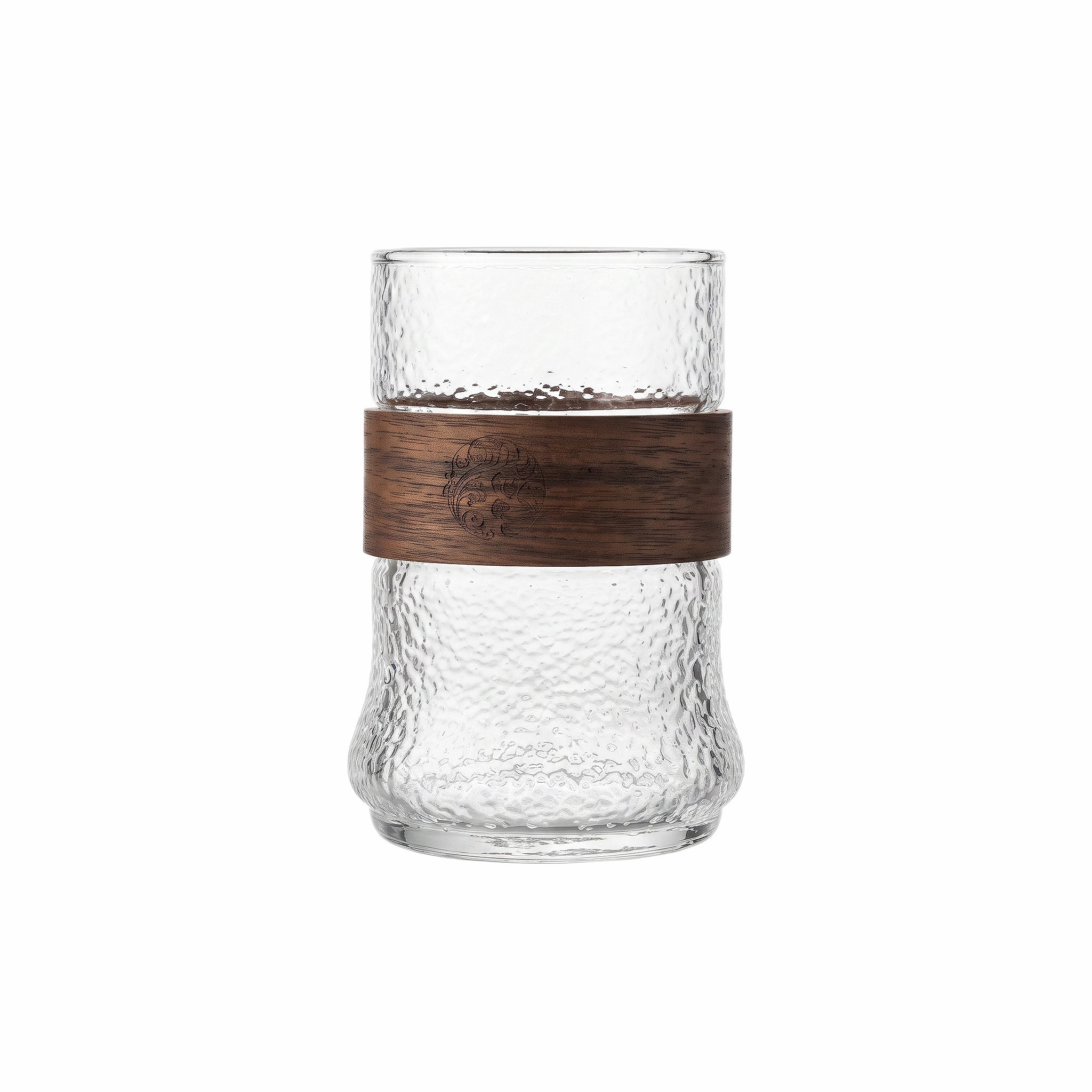 D.W.M 450 ML Glasses With Walnut Wood Grip