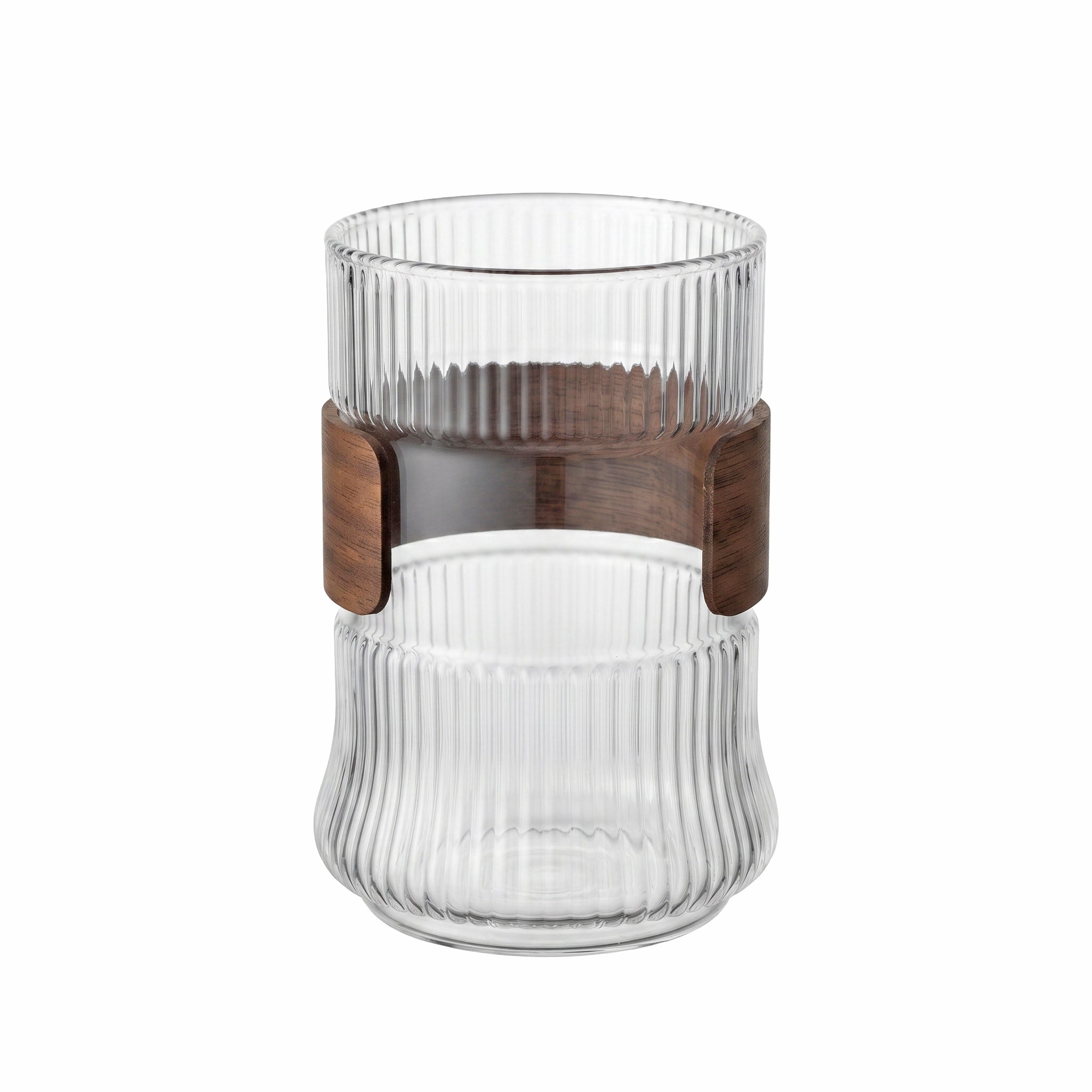 D.W.M 450 ML Glasses With Walnut Wood Grip