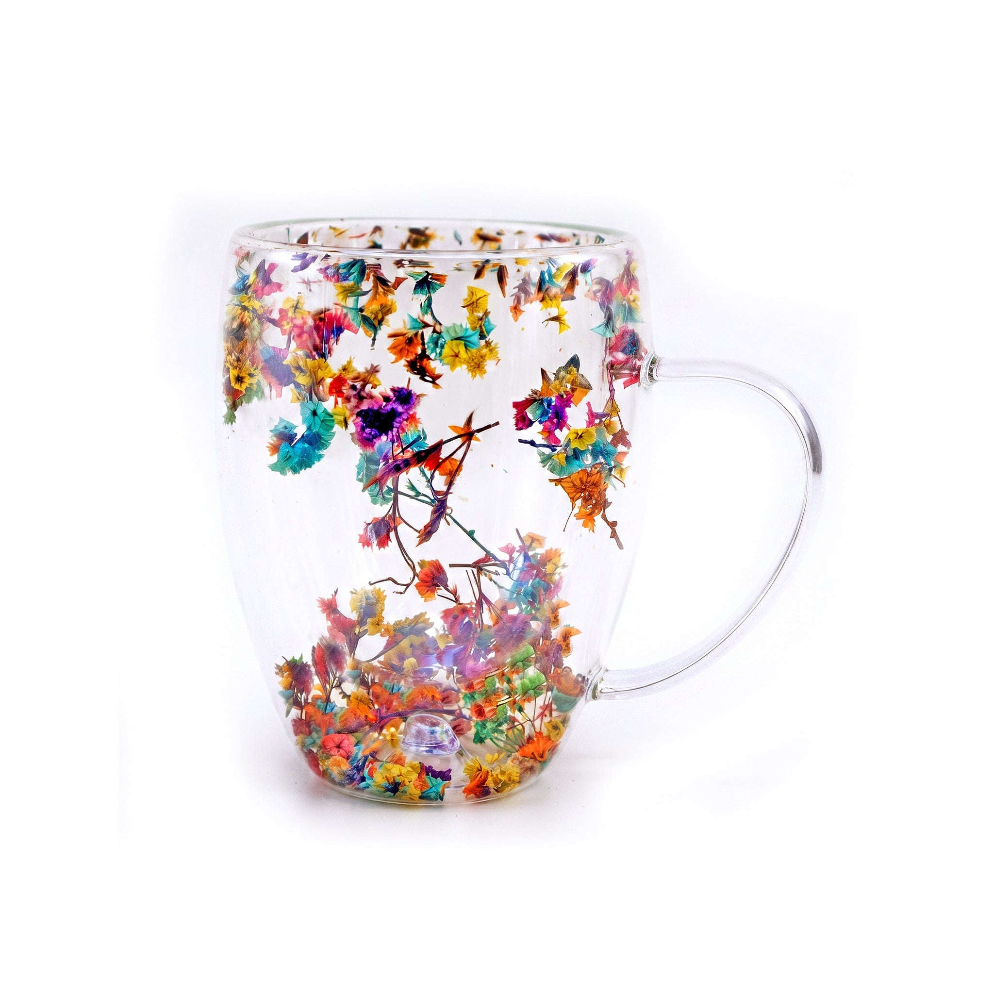 D.W.M 350 ML Double Wall Glass Mugs Kaka Bawa Sons