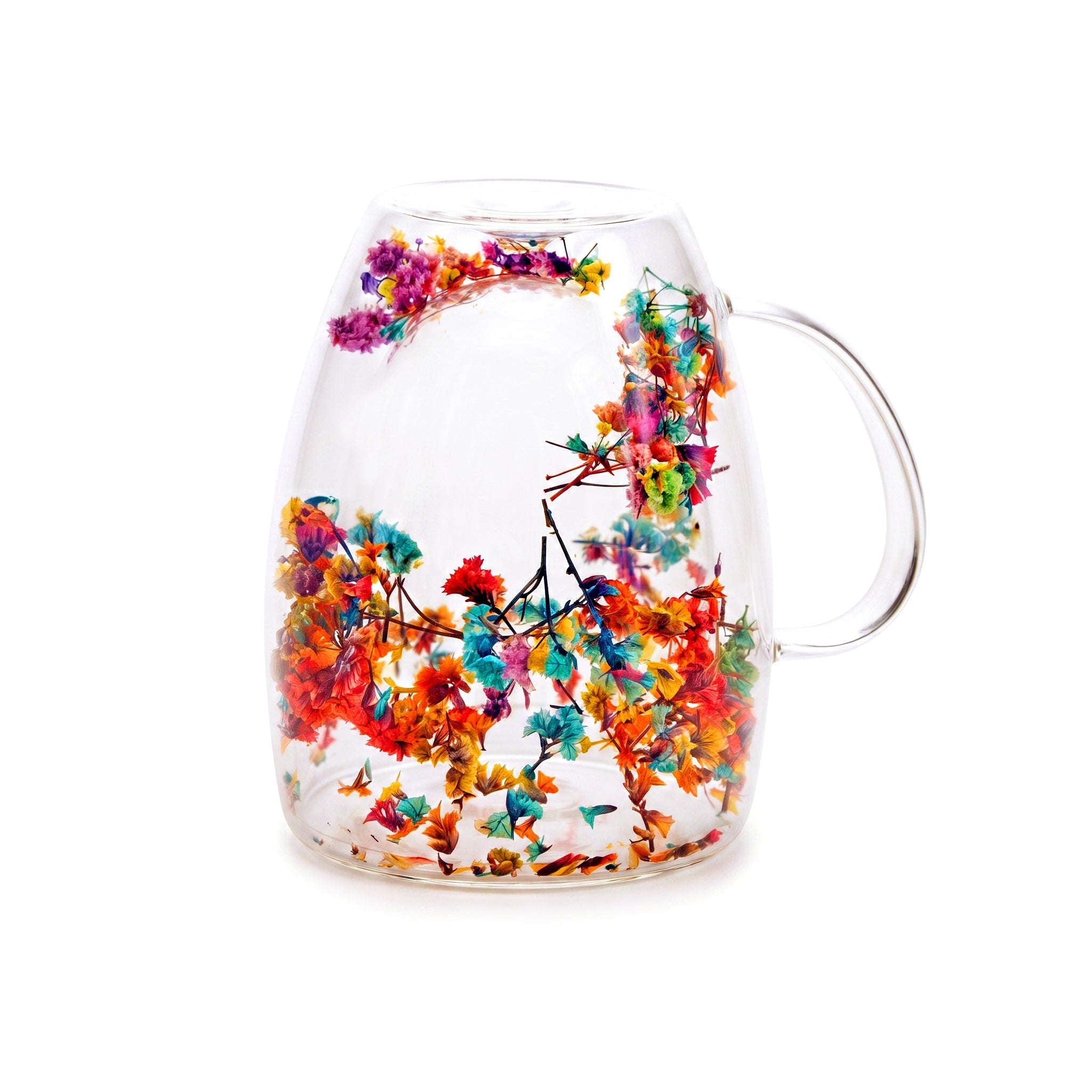 D.W.M 350 ML Double Wall Glass Mugs Kaka Bawa Sons