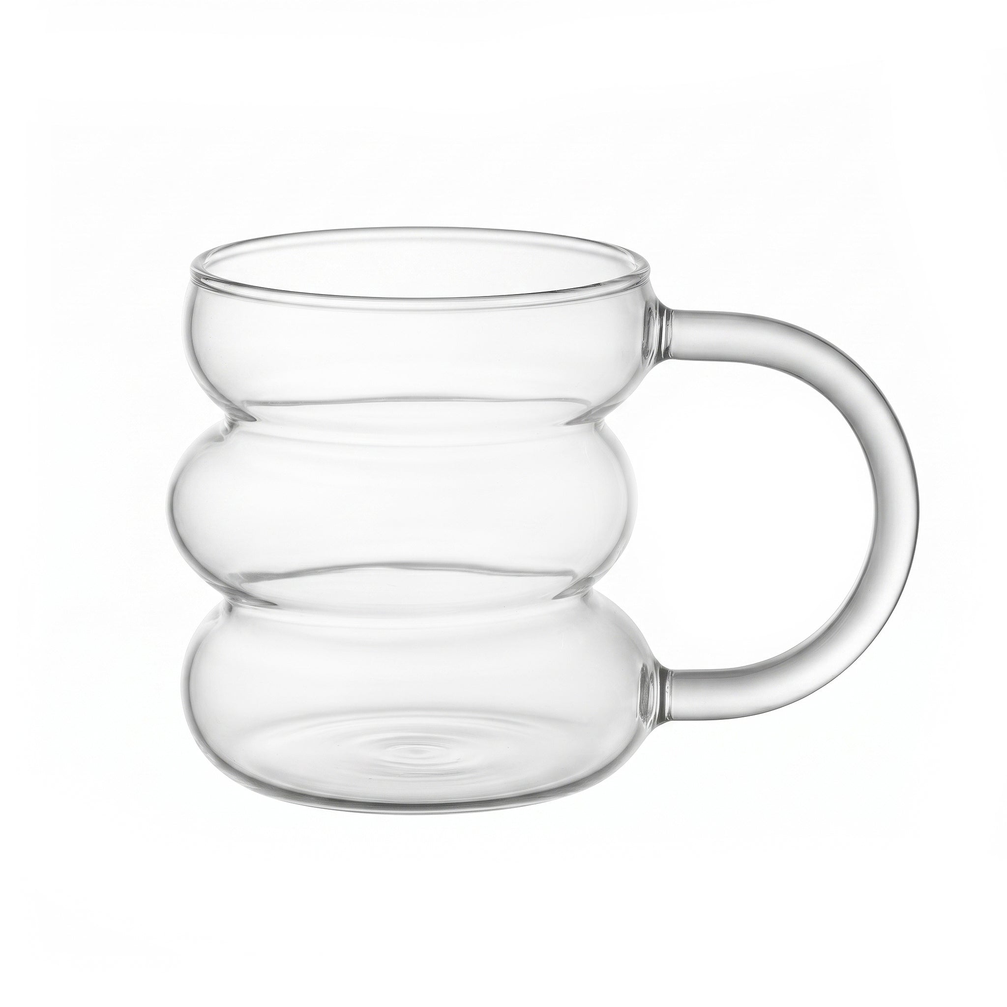 D.W.M 450 ML Bubble Glass Mug