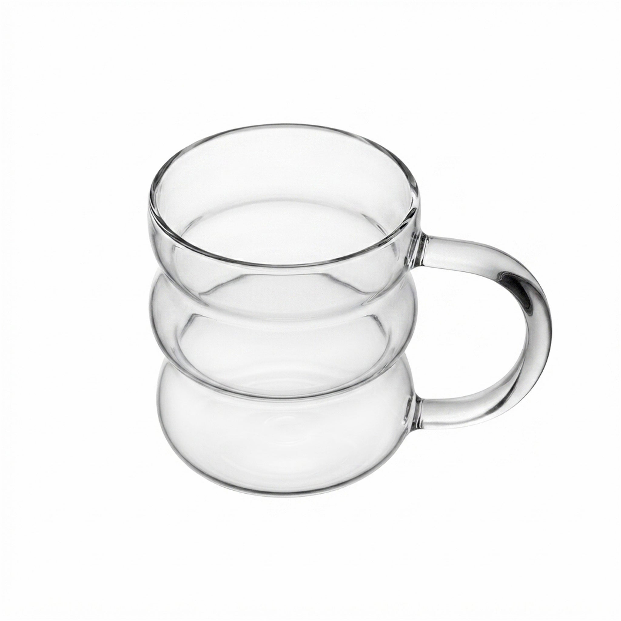 D.W.M 450 ML Bubble Glass Mug