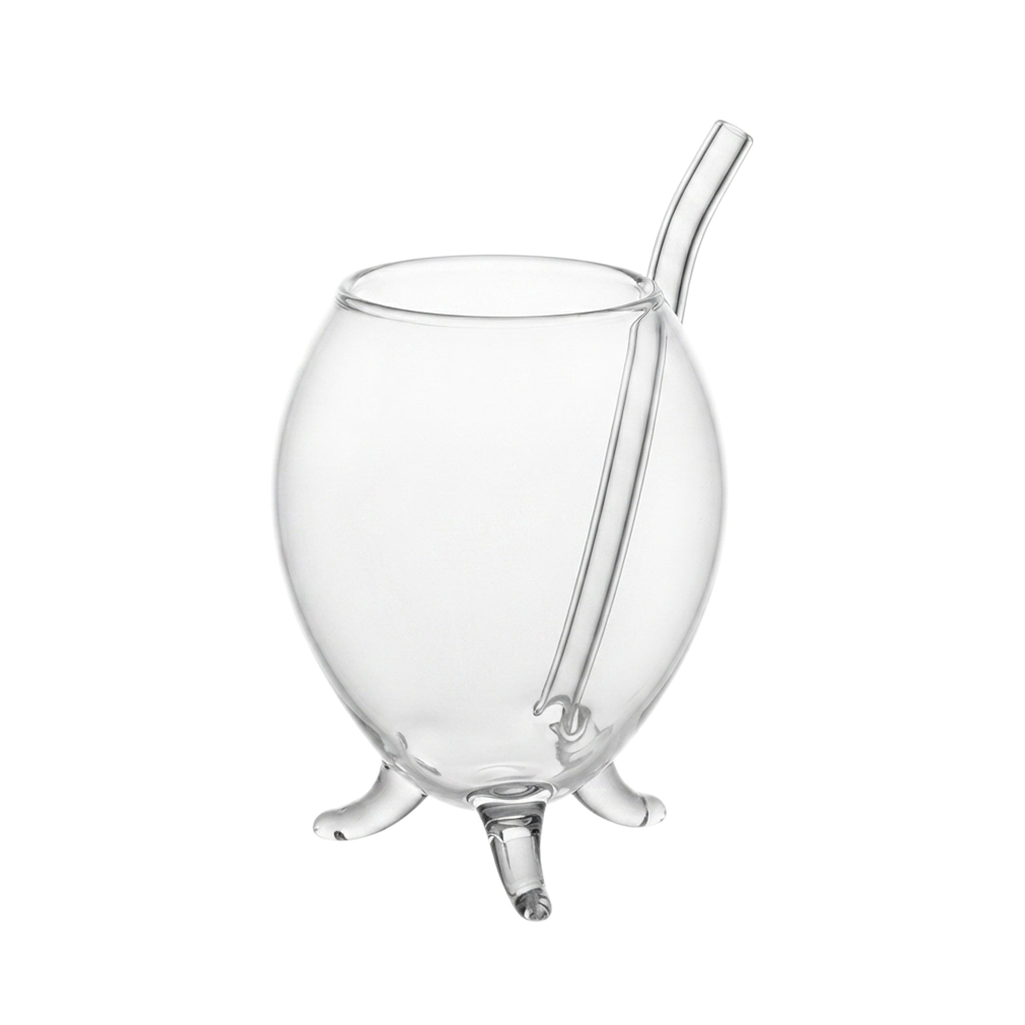 D.W.M 300 ML Vampiric Juice Glass Jug With Integrated Straw