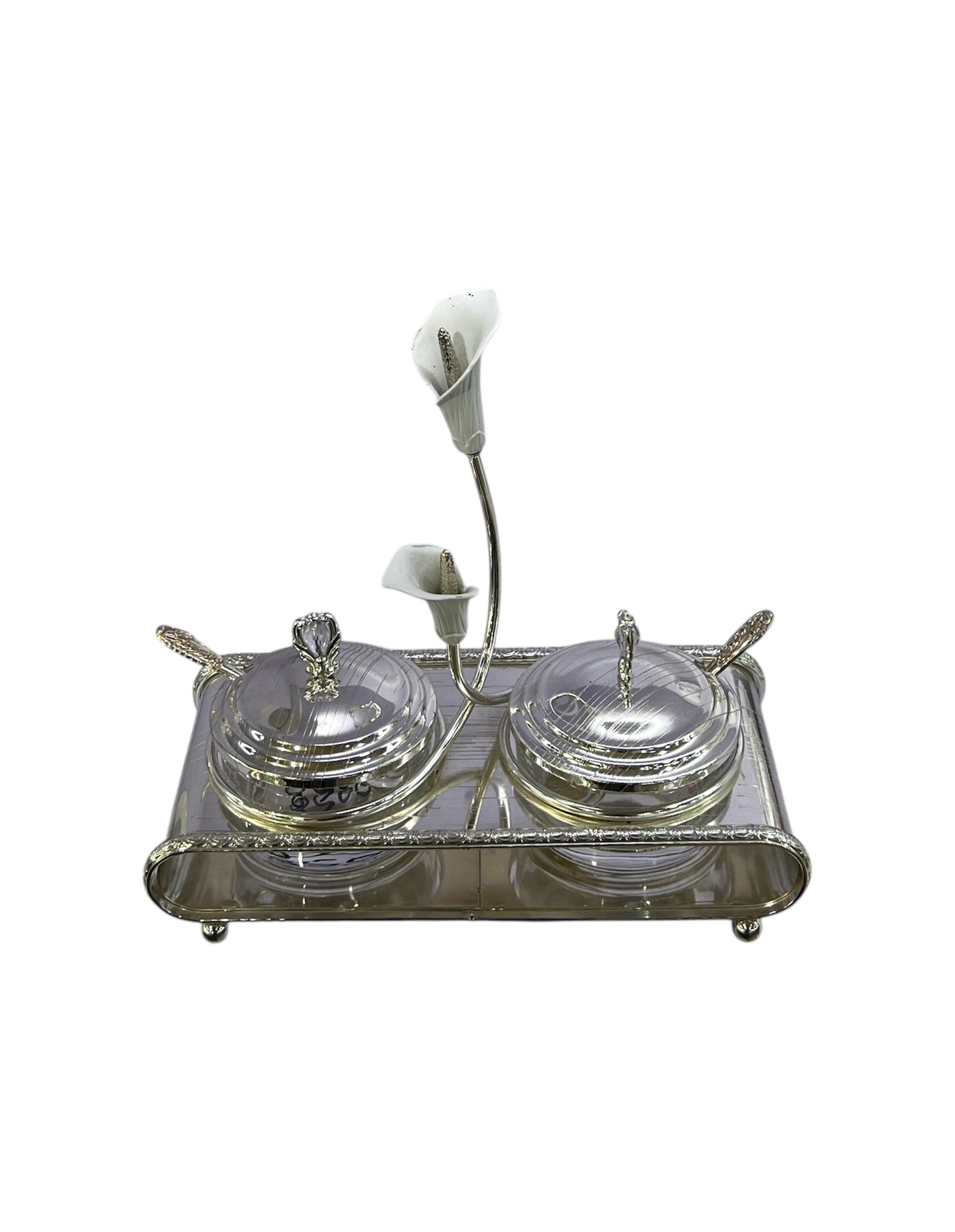 FANCY SUGAR POT SILVER