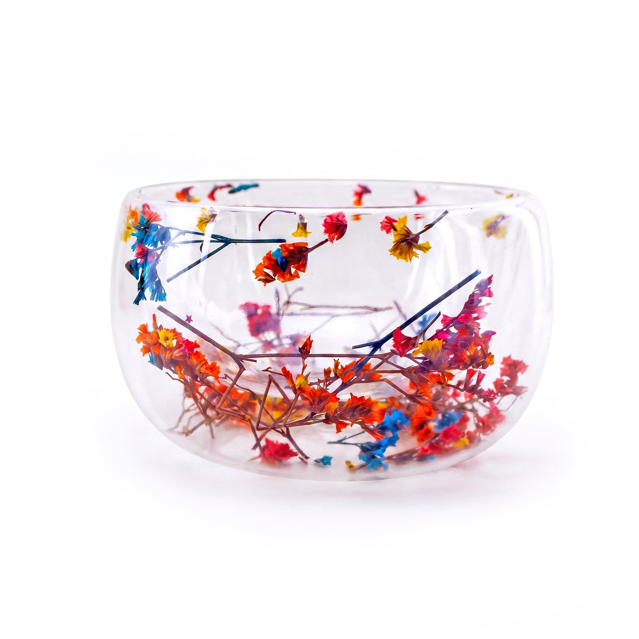 D.W.M 450 ML Borosilicate Glass Double Wall Bowl