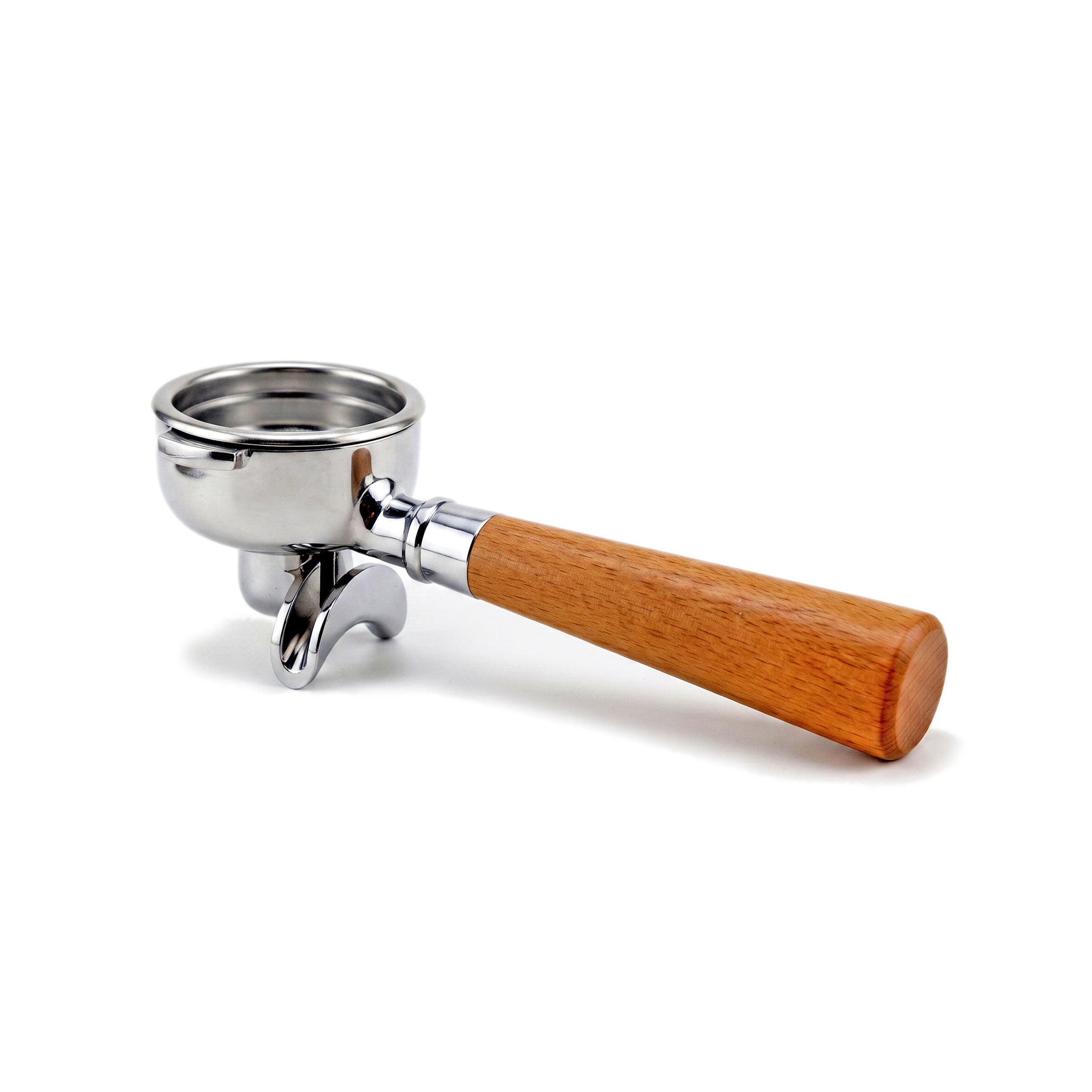 Roper Stainless Steel Porta Filter With Wooden Handle