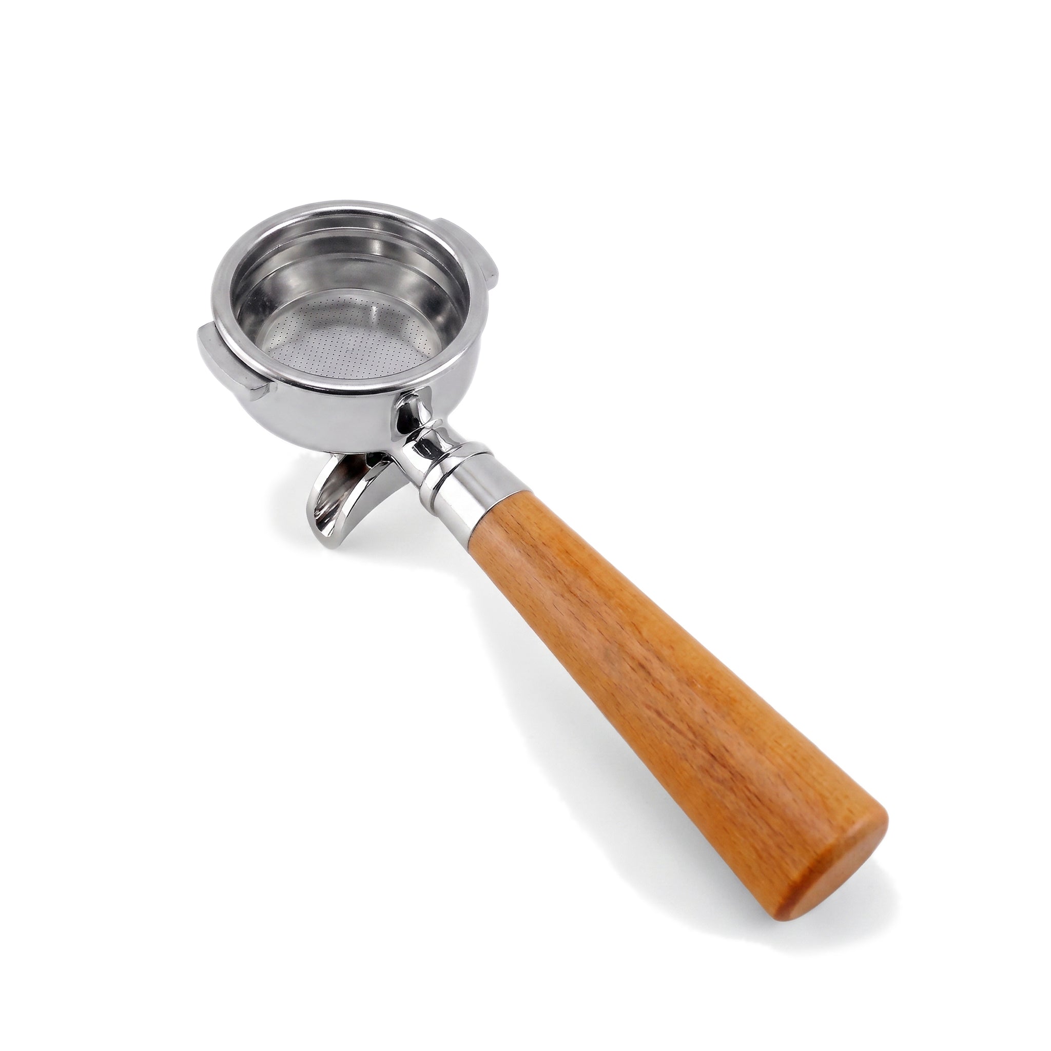 Roper Stainless Steel Porta Filter With Wooden Handle