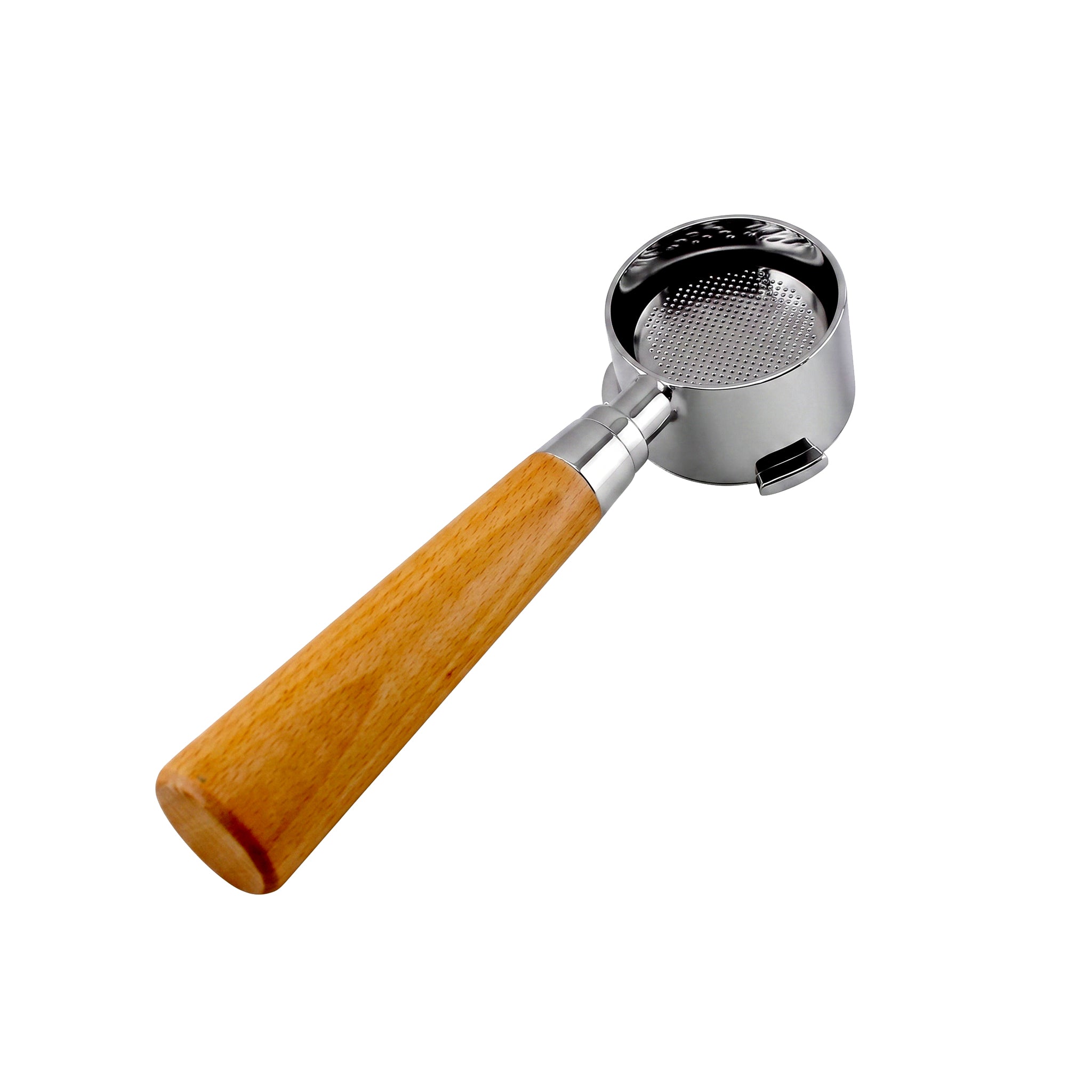 Roper Stainless Steel Porta Filter With Wooden Handle