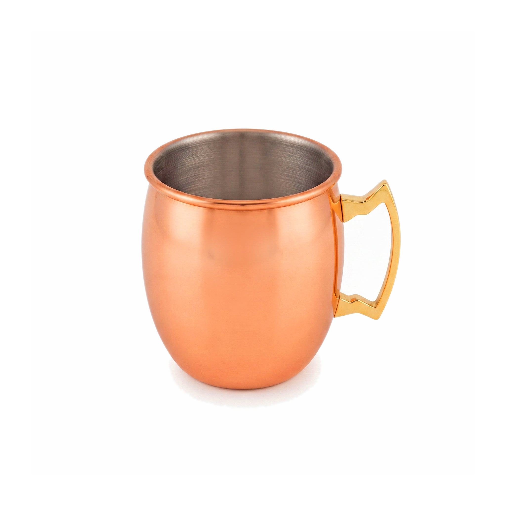 Crest 250 ML Copper Coating Brass Mug