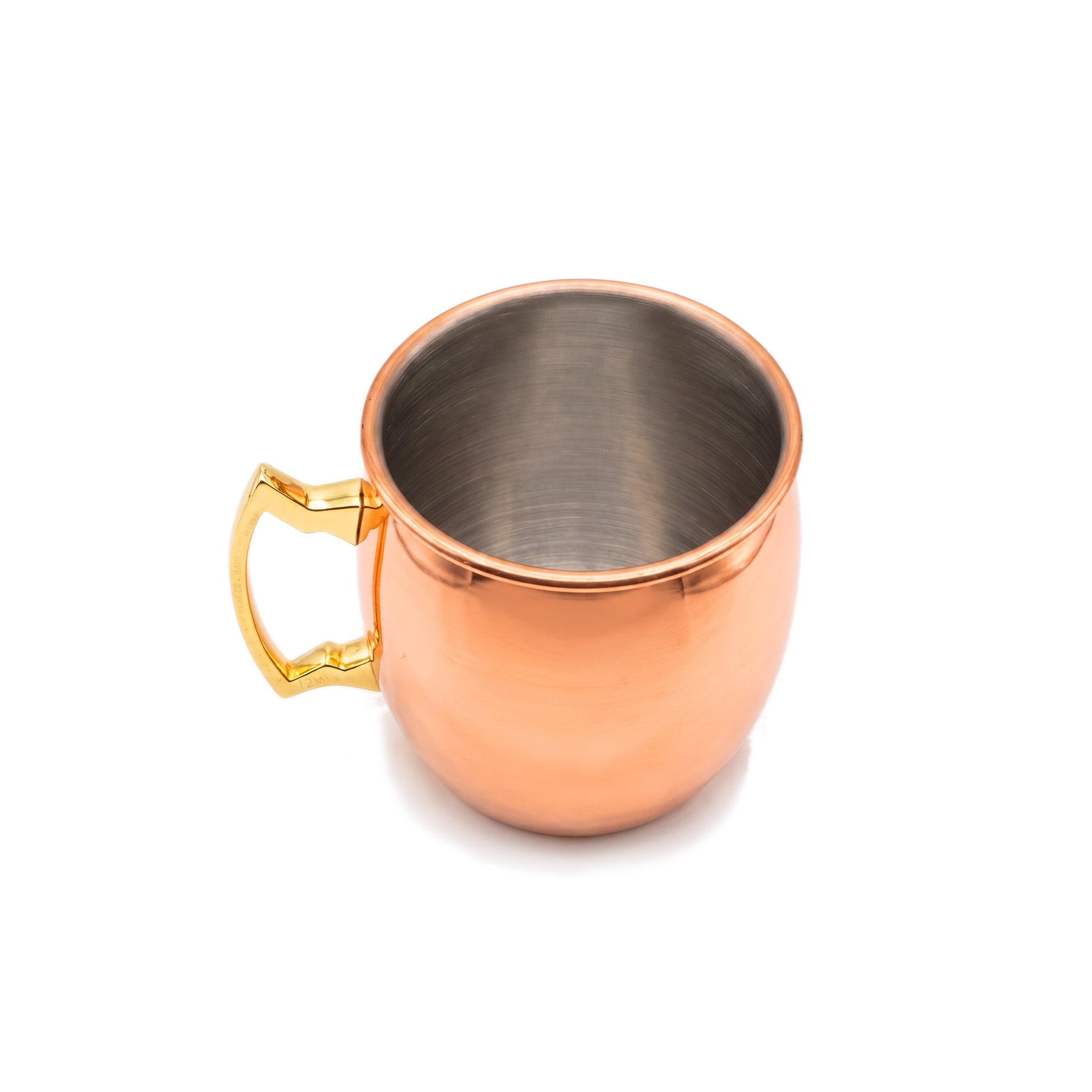 Crest 250 ML Copper Coating Brass Mug