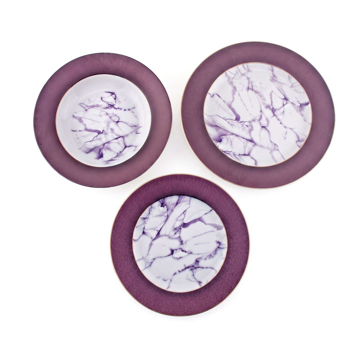 UK Parliament 18-Pieces Bone China Plate Sets Kaka Bawa Sons