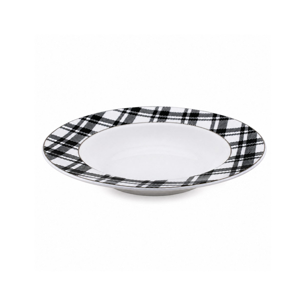UK Parliament 18-Pieces Bone China Plate Sets With 6 different colors and designs