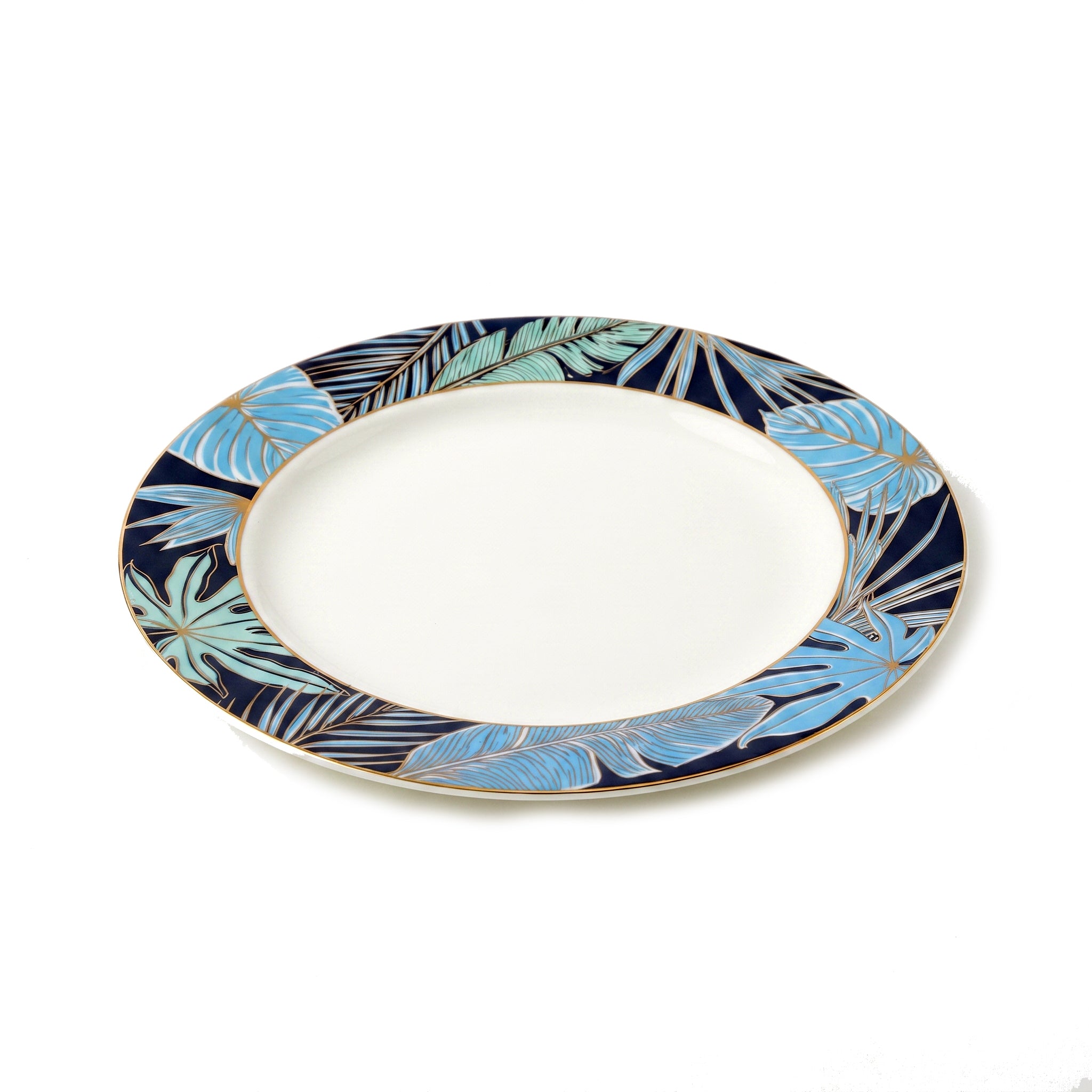 UK Parliament 18-Pieces Bone China Plate Sets With 6 different colors and designs