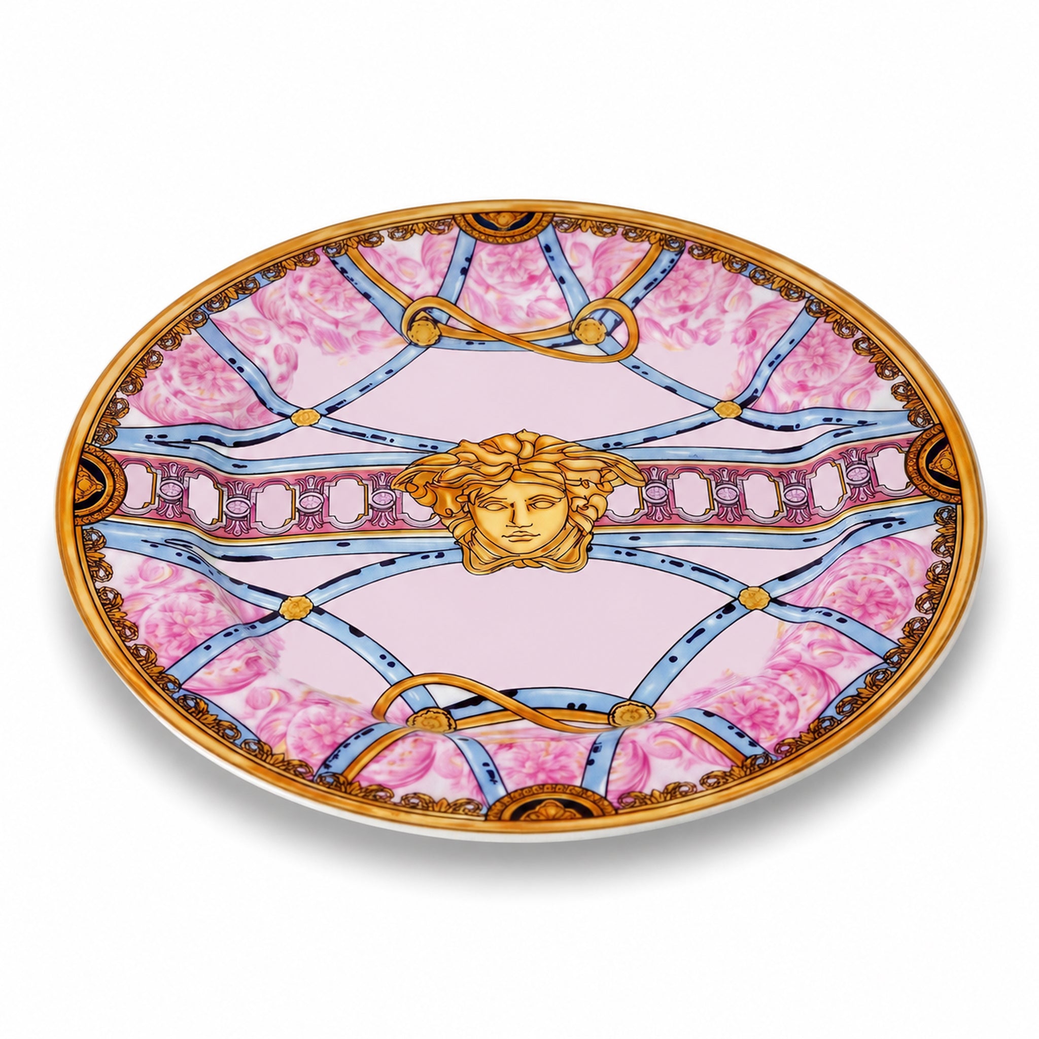 B/C 18-Pieces Bone China Plate Sets