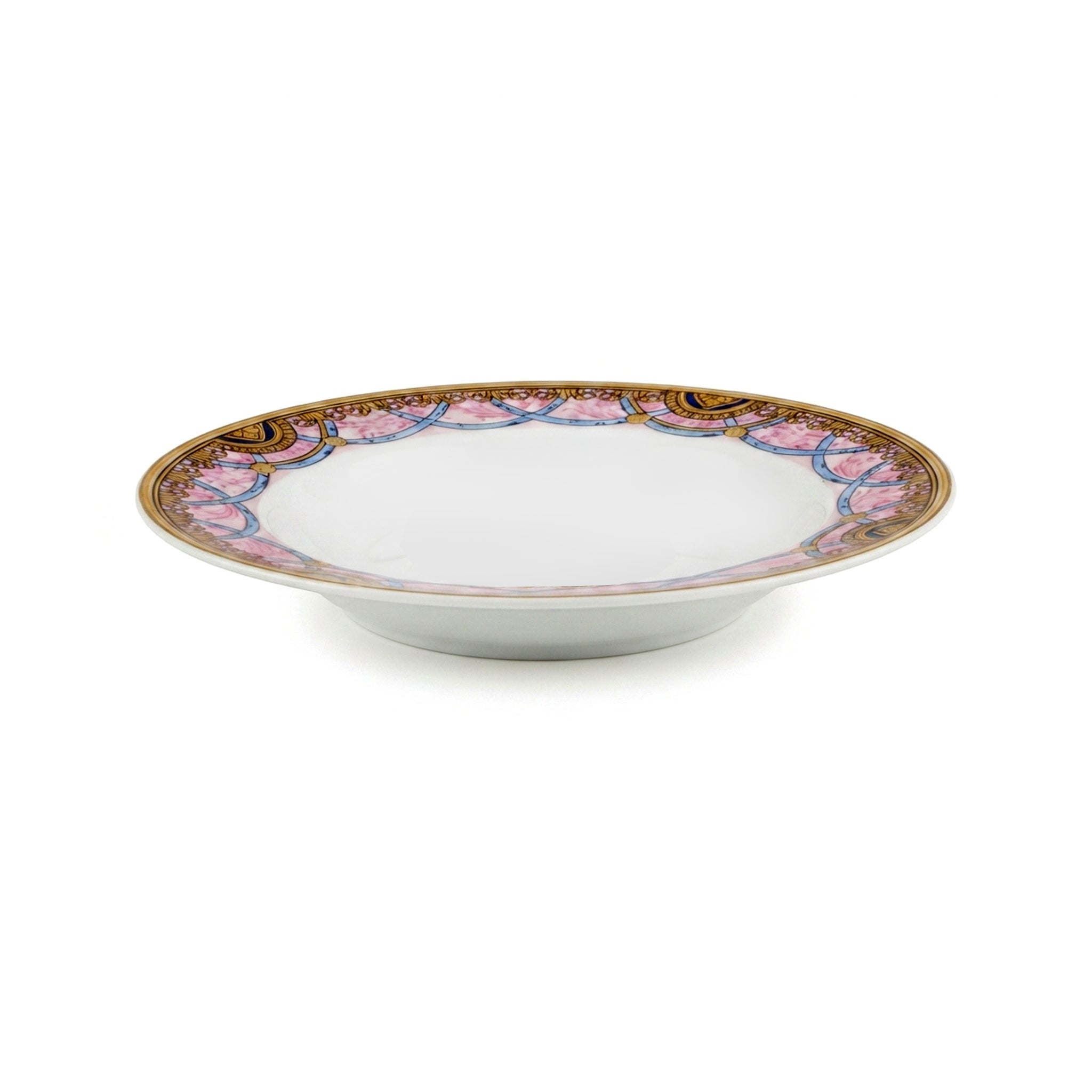 B/C 18-Pieces Bone China Plate Sets