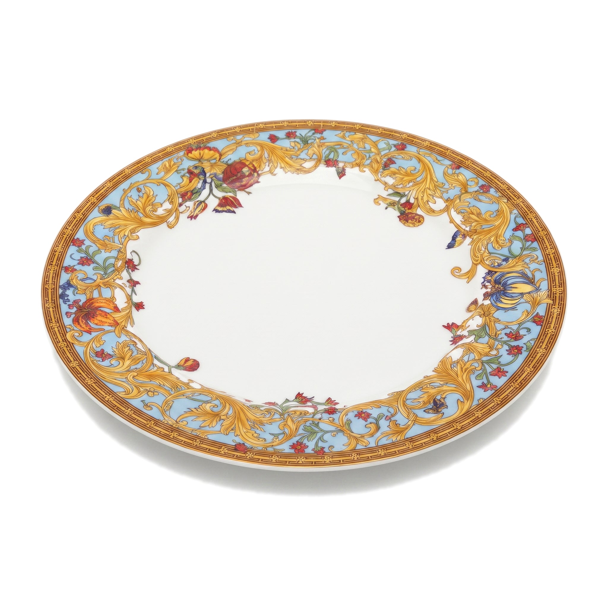 B/C 18-Pieces Bone China Plate Sets